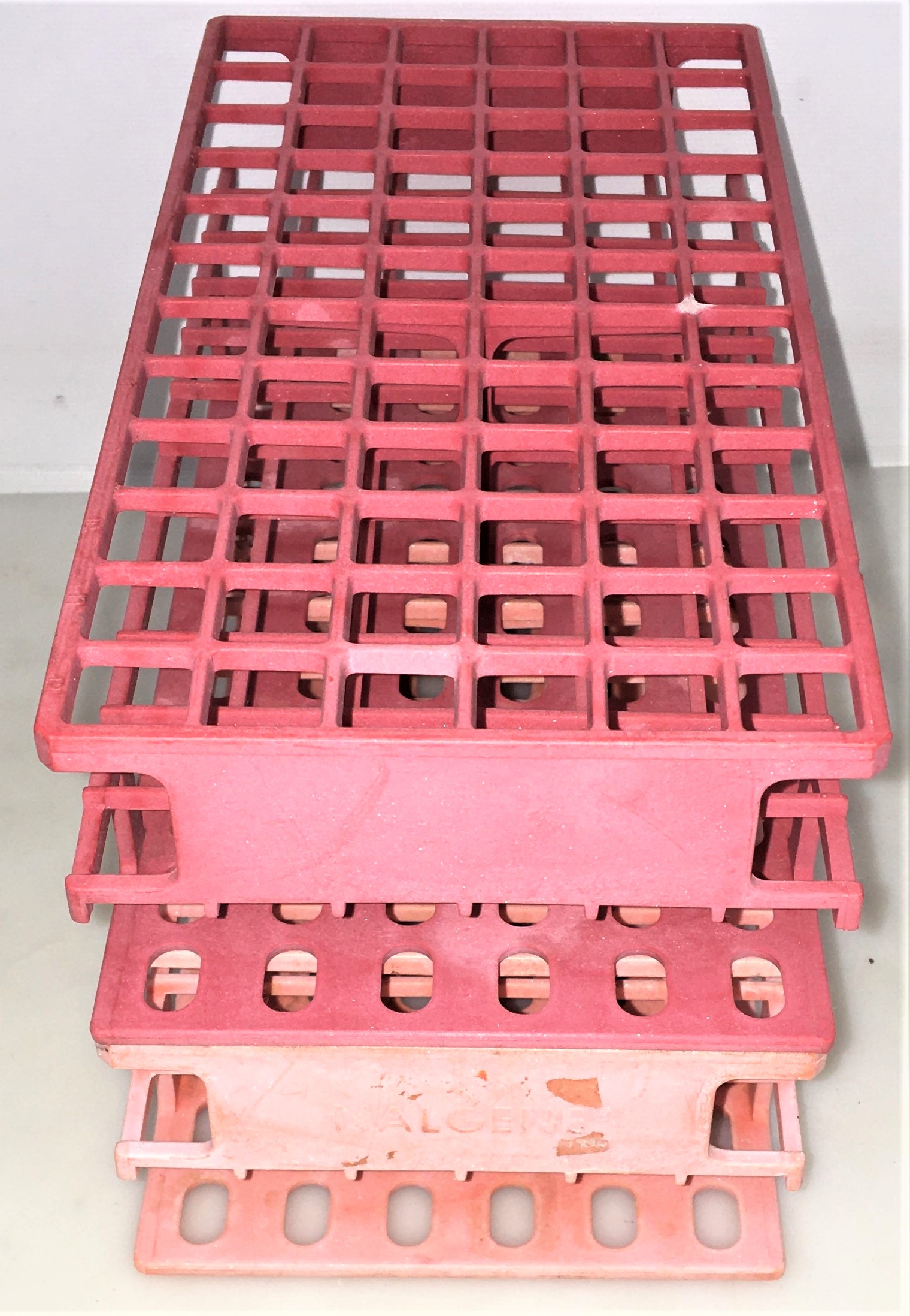 Used Nalgene 5970 Unwire Polypropylene Test Tube Rack