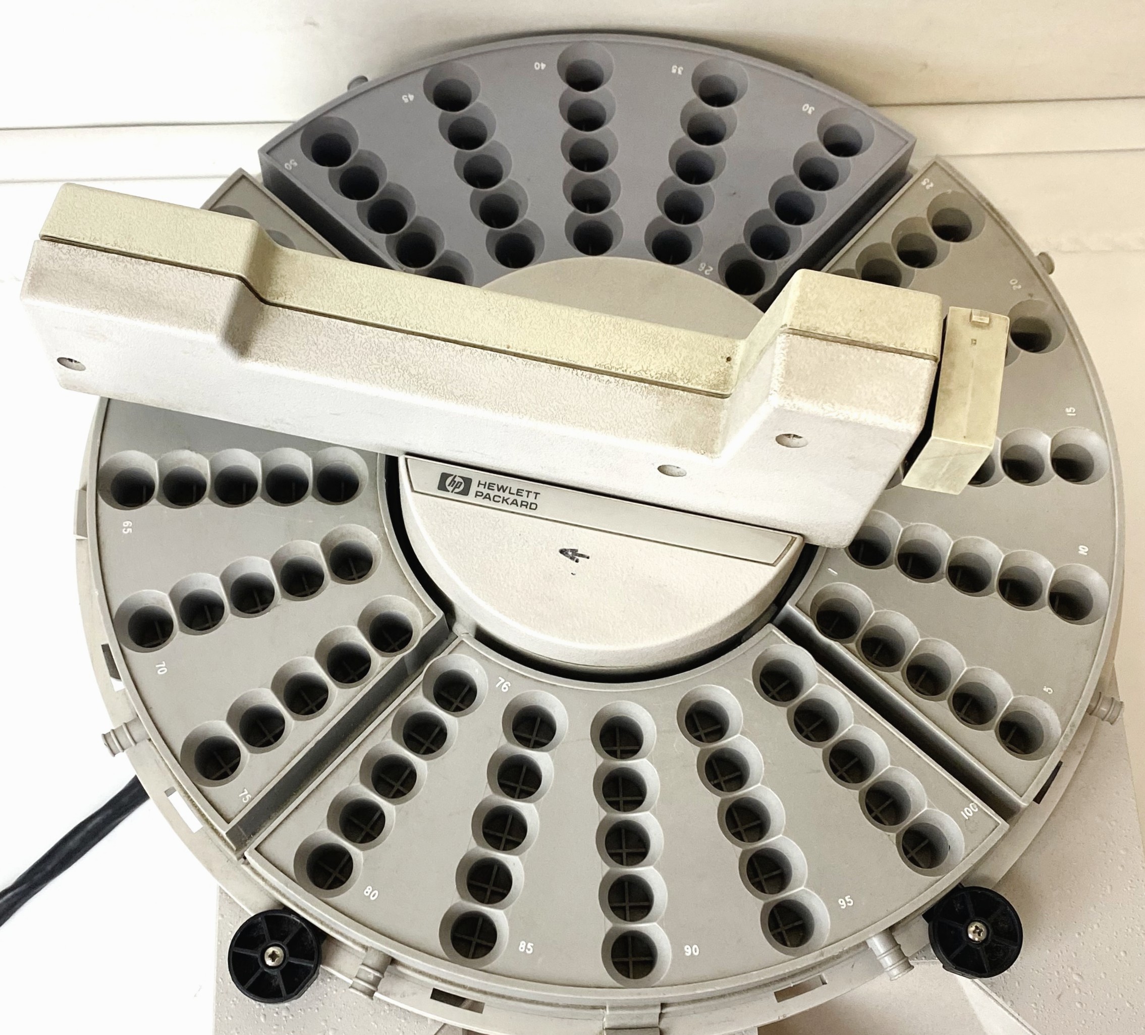 Used Hewlett Packard 18596C  Automatic Liquid Sampler Tray (100-Place)