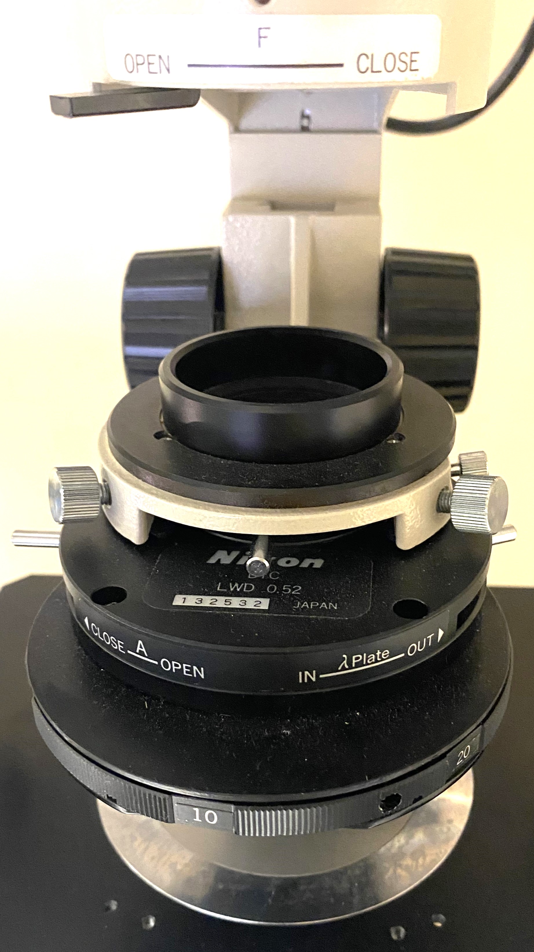 Used Nikon Diaphot TMD Inverted, Phase-Contrast Microscope with Micromanipulators