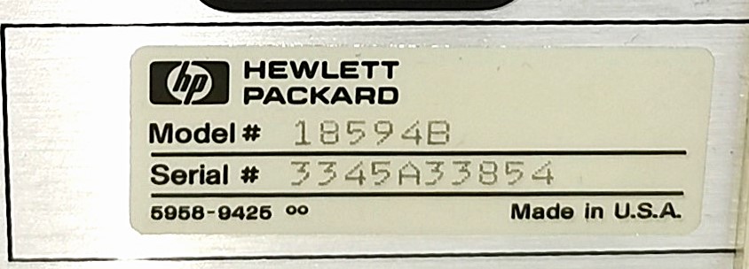 Used Hewlett Packard 7673 (18594B) Autosampler Controller