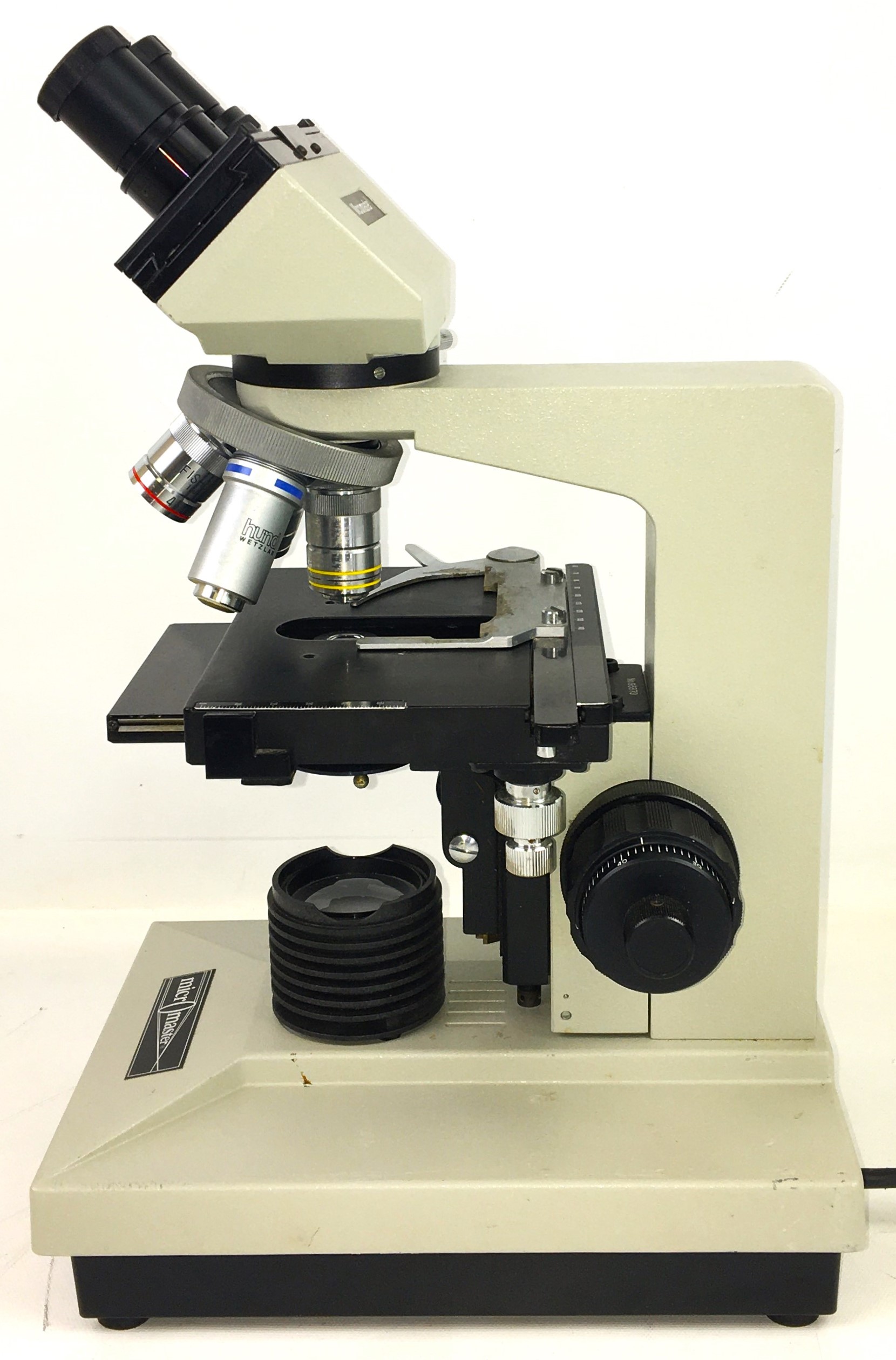 Used Fisher MicroMaster CK Binocular Compound Microscope (100X to 1000X Magnification)
