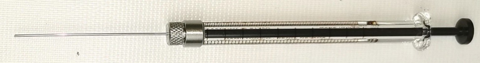 Used Hamilton 81265 Gastight (#1750RNR) 500μL Injection Syringe