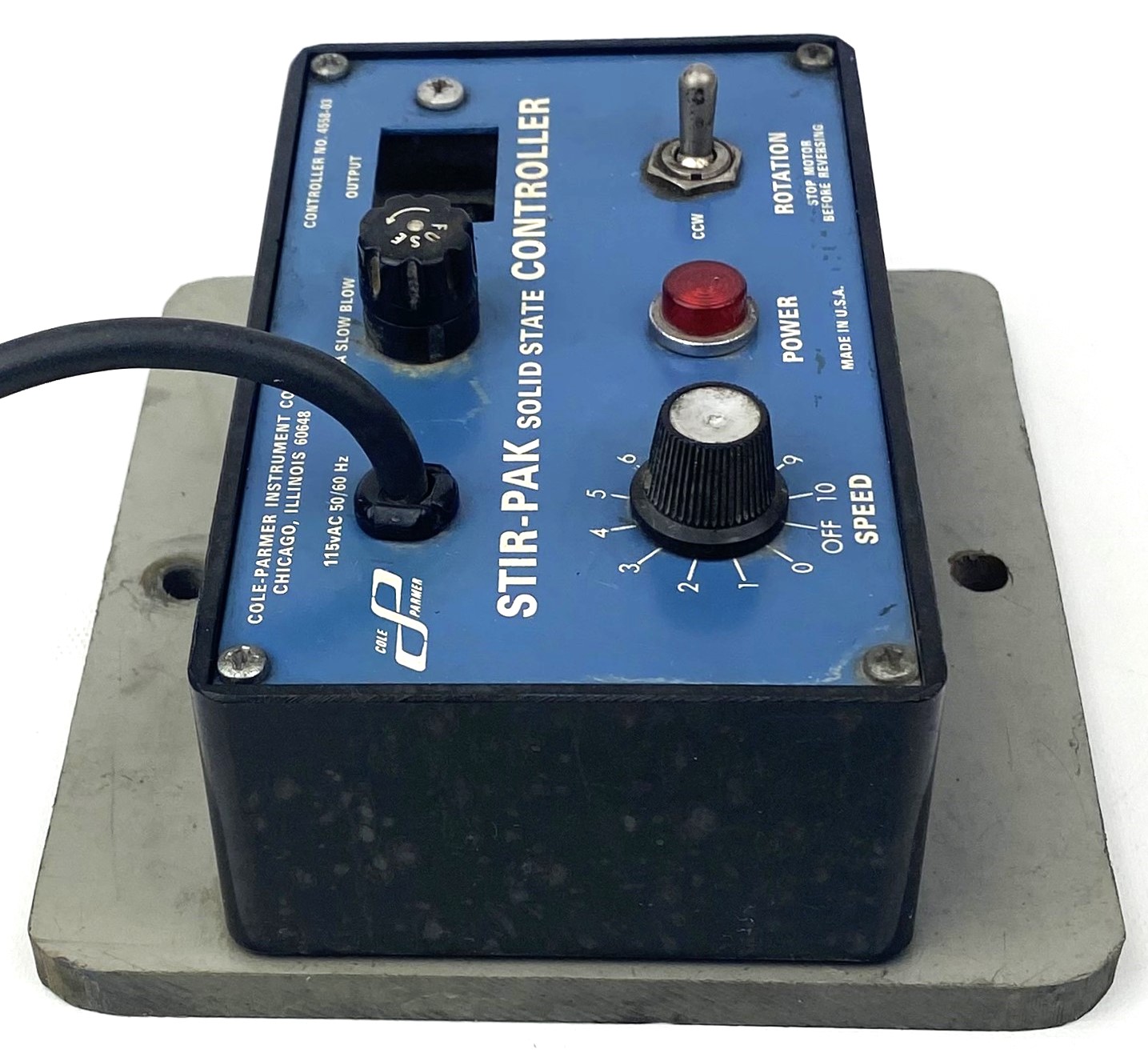 Used Cole-Parmer Stir-Pak 4558-03 Solid State Speed Control