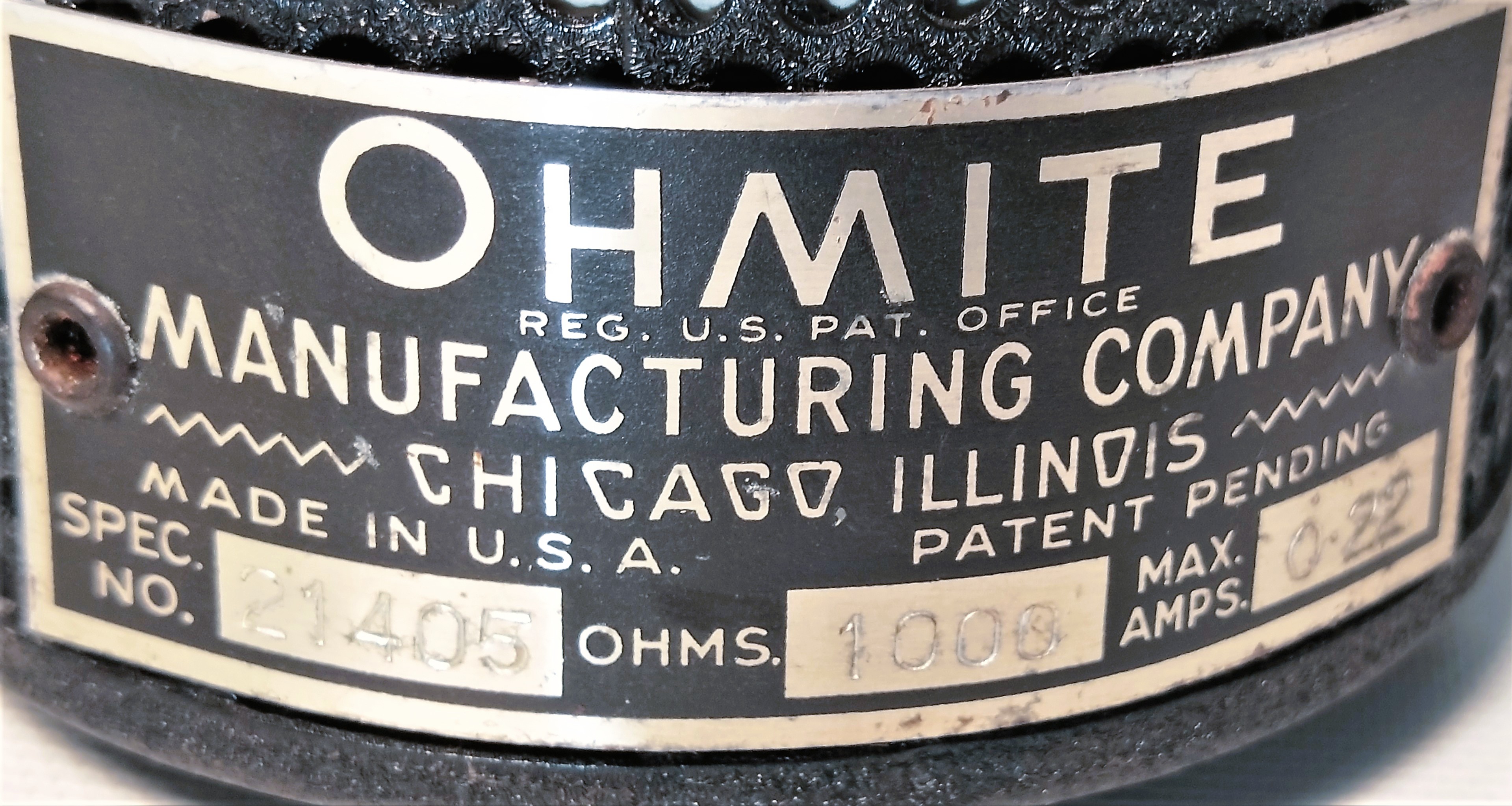 Used Thomas Magnetic Stirrer with Ohmite Controller (5.25" Diam Plate)