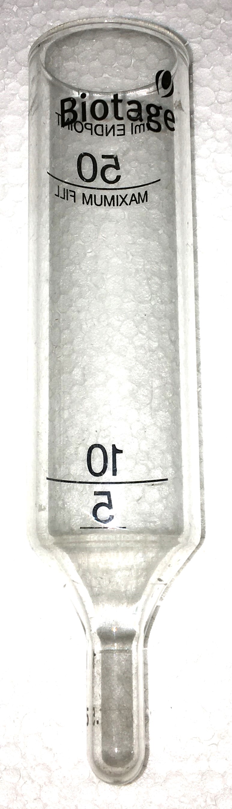 Used Biotage C128511 Evaporation Tube Set with Rack