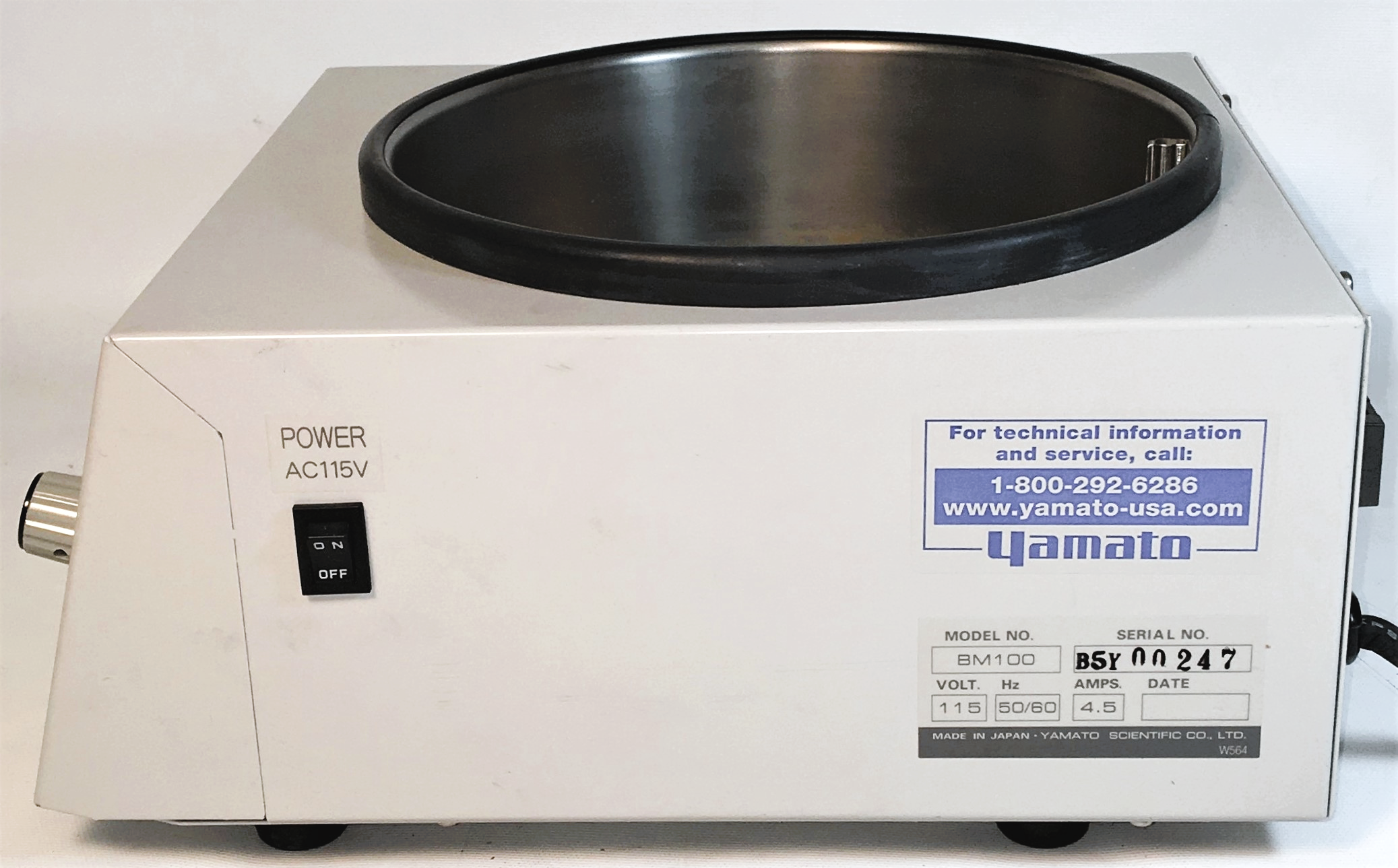 Used Yamato BM-100 Water Bath (4L)