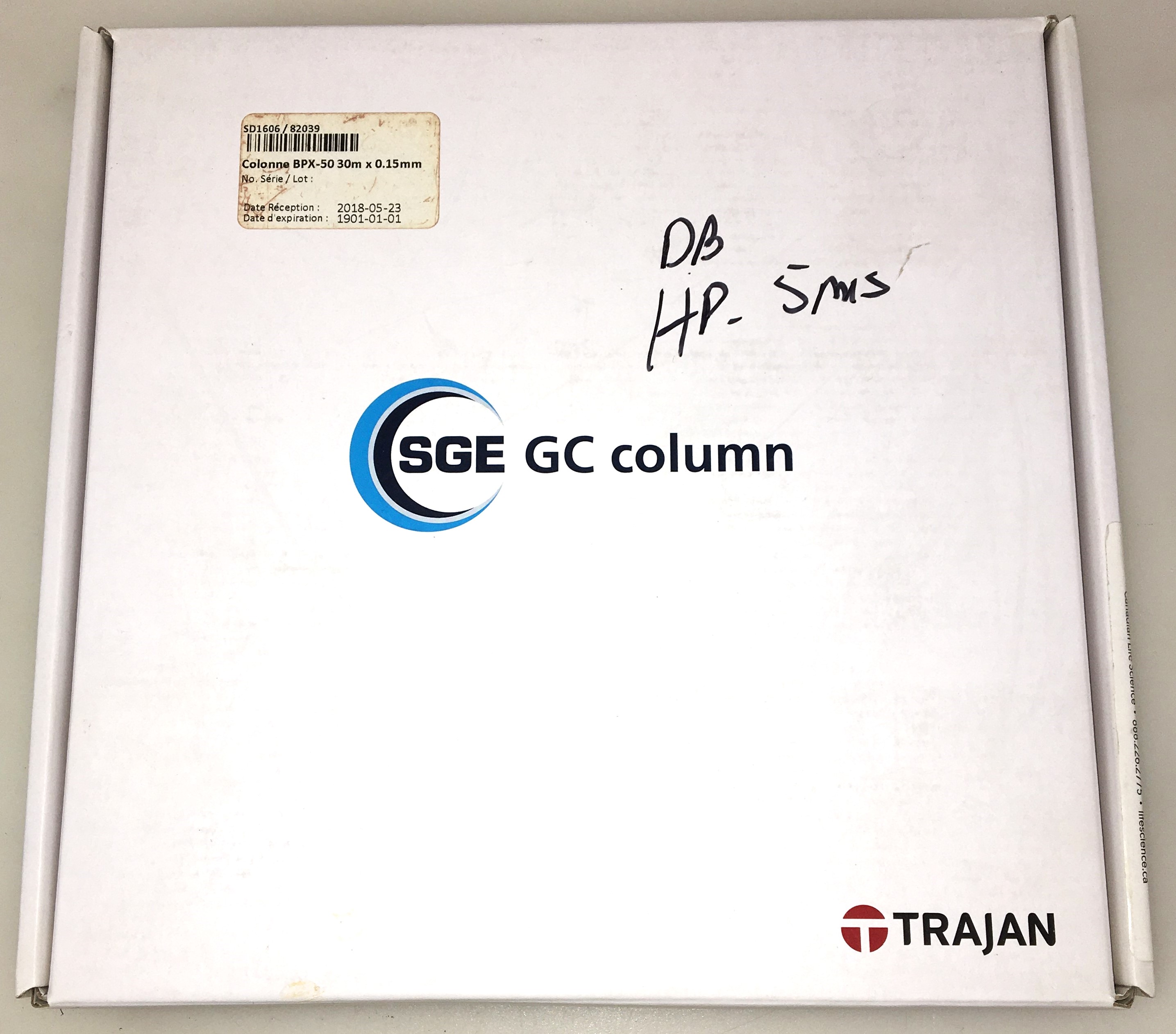 Used Agilent HP-5MS UI (19091S-433UI) Capillary Column (30M x 0.25mm x 0.25µm)