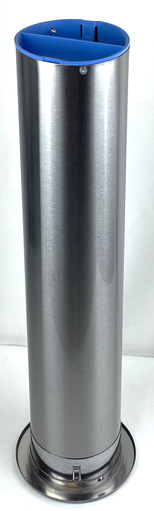 New Open Box Dispense-Rite ADJ-2S Stainless Steel In-Counter Cup Dispenser