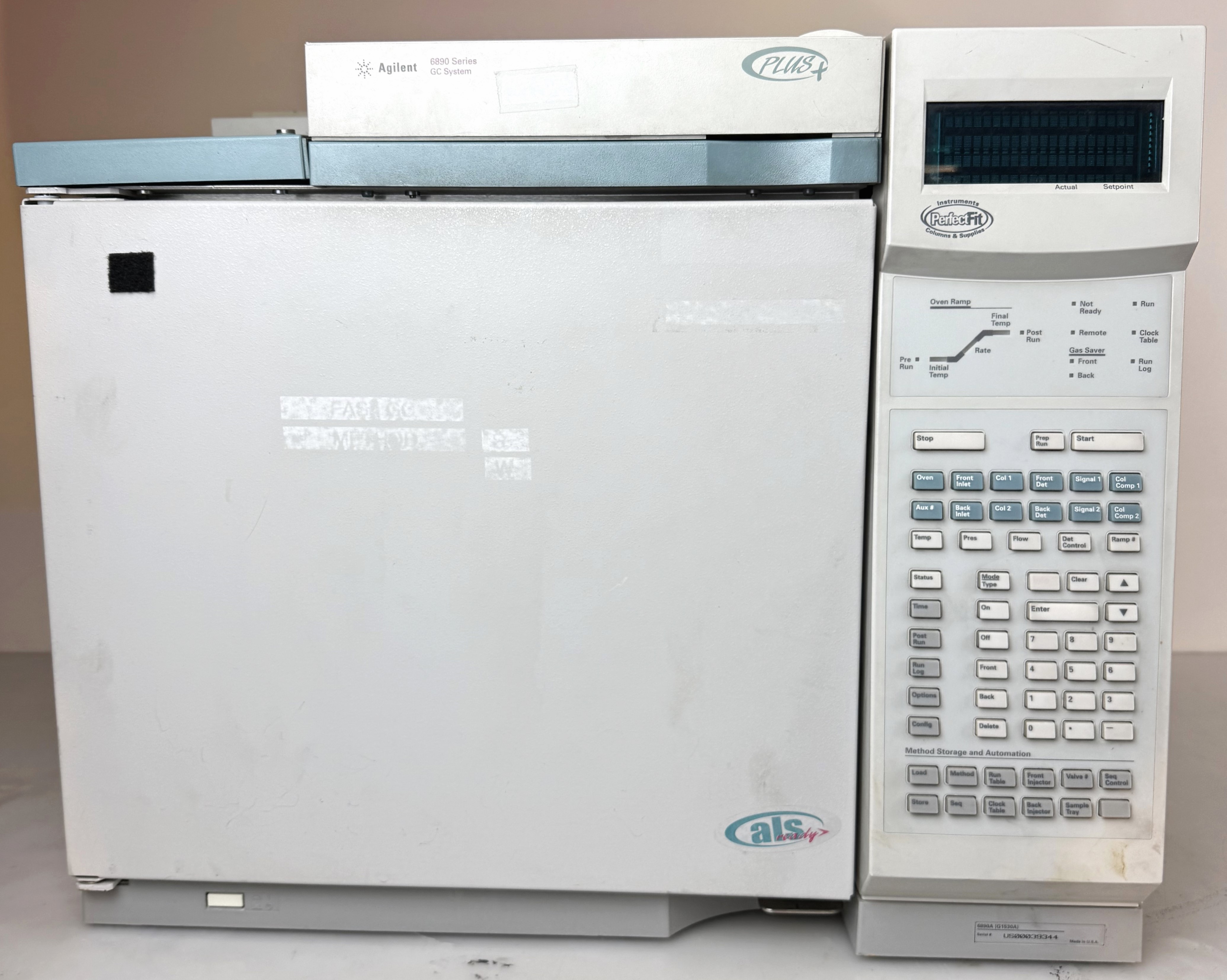 As is Agilent 6890A Plus (G1530A) Gas Chromatograph
