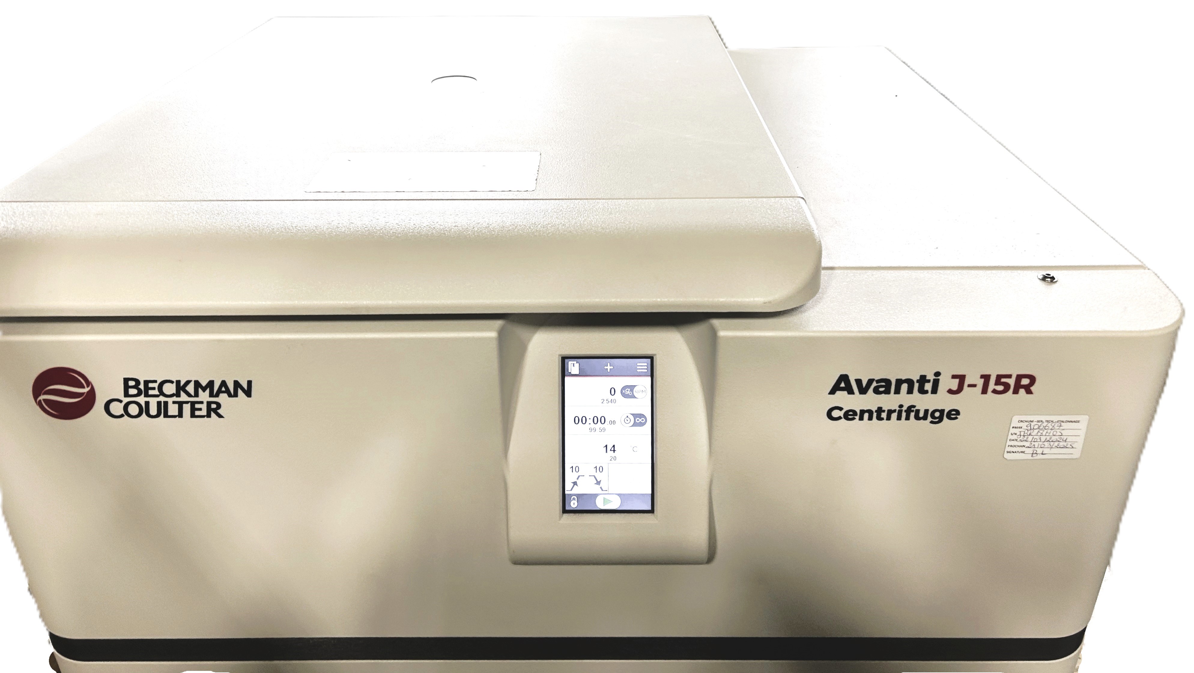 Used Beckman Coulter Avanti J-15R IVD Refrigerated Centrifuge with Rotor (14 x 50mL)