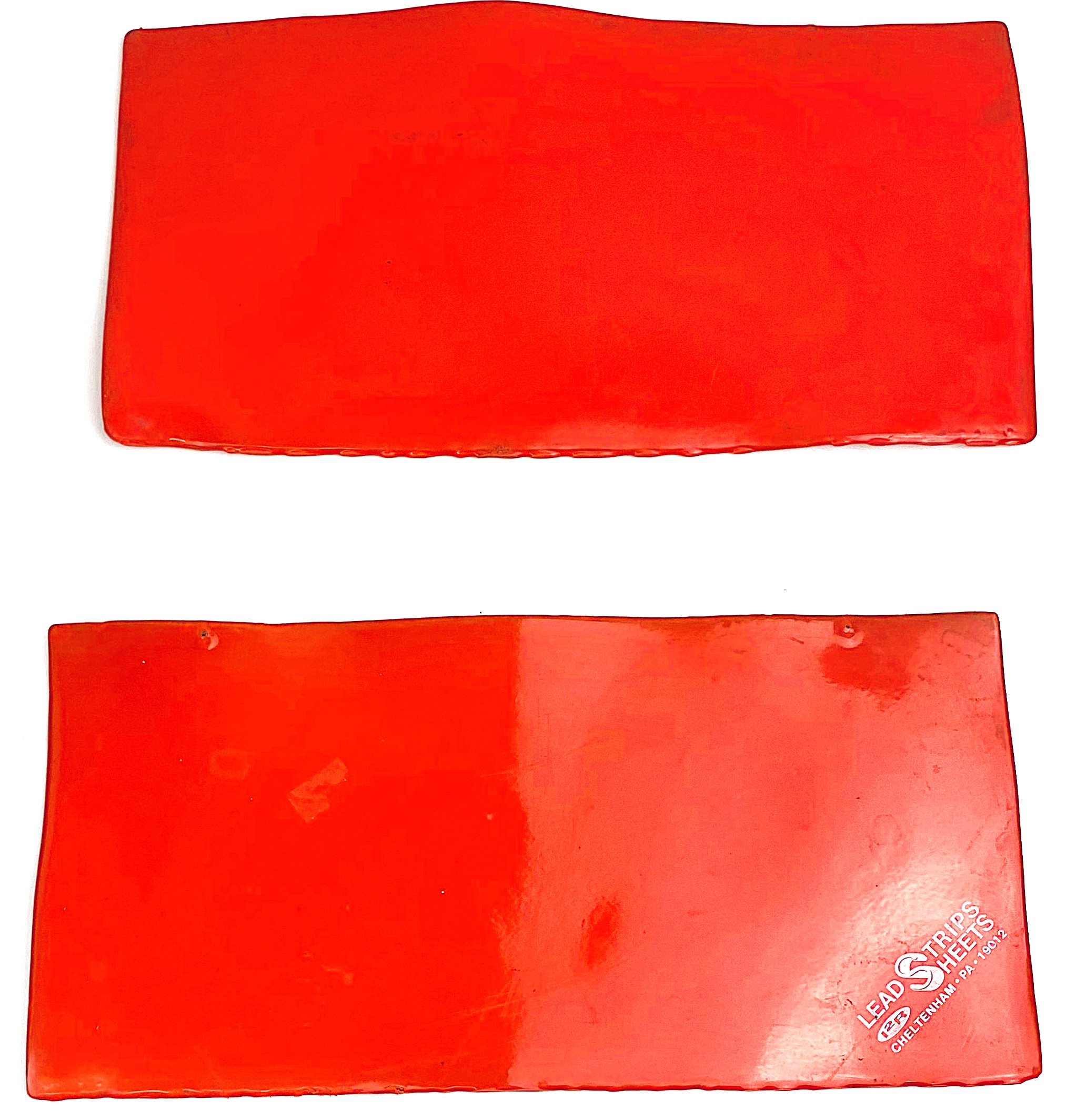Used I2R LS-126 Lead Strips Sheet (12" x 6") - Set of 2