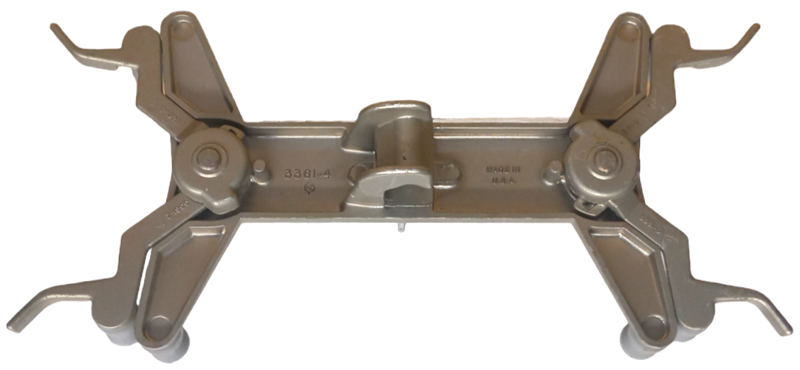 Used Fisher Castaloy-R 3361-4 Double Burette Clamp