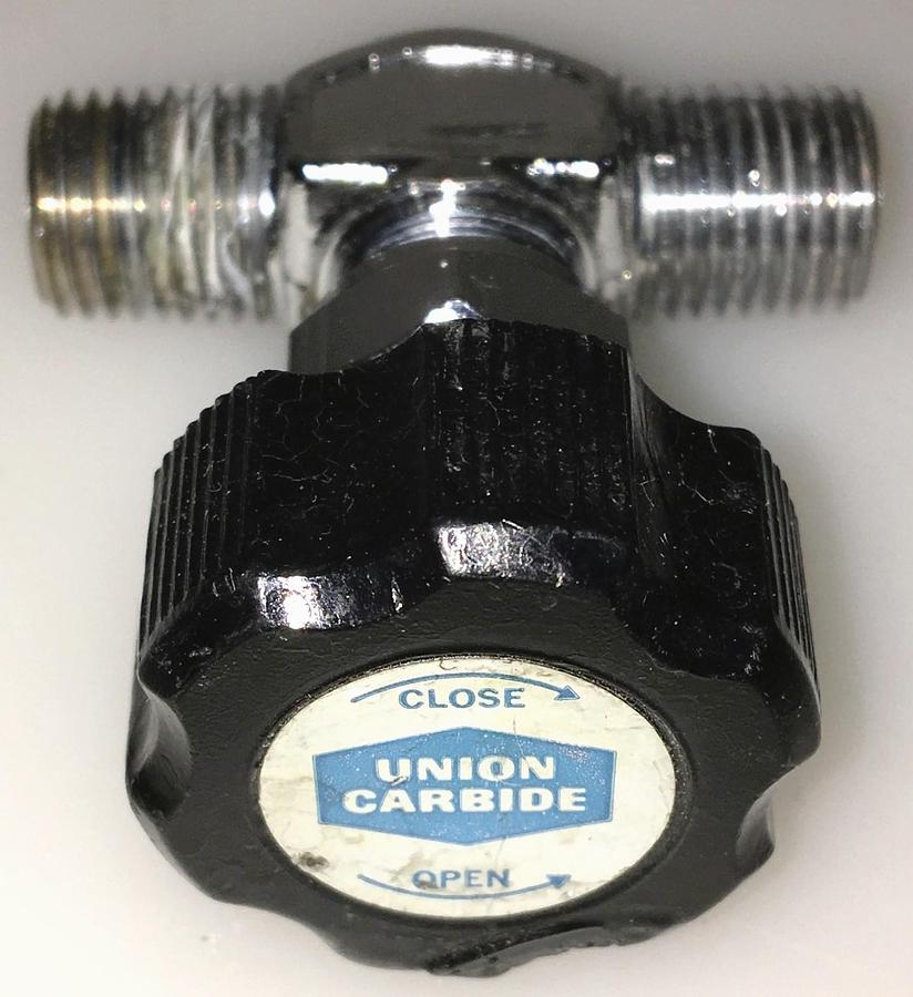 Used Union Carbide Stainless-Steel Precision Needle Valve