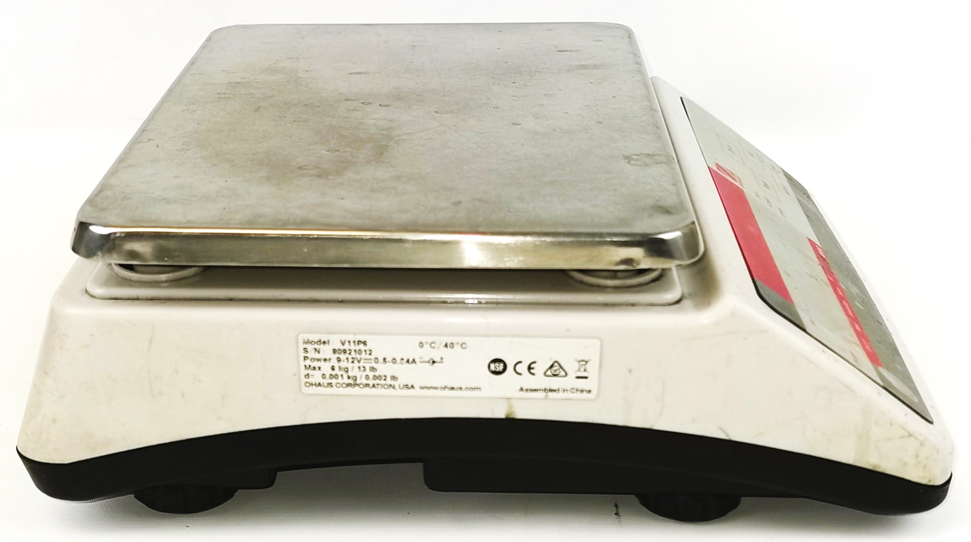 Used Ohaus Valor 1000 V11P6 Compact Balance (6000g x 1g / 13lb x 0.002lb)