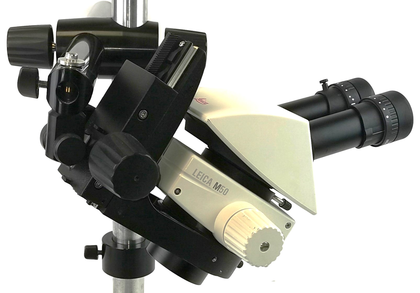 Used Leica M50 Stereo Zoom Microscope on Swing-Arm Stand