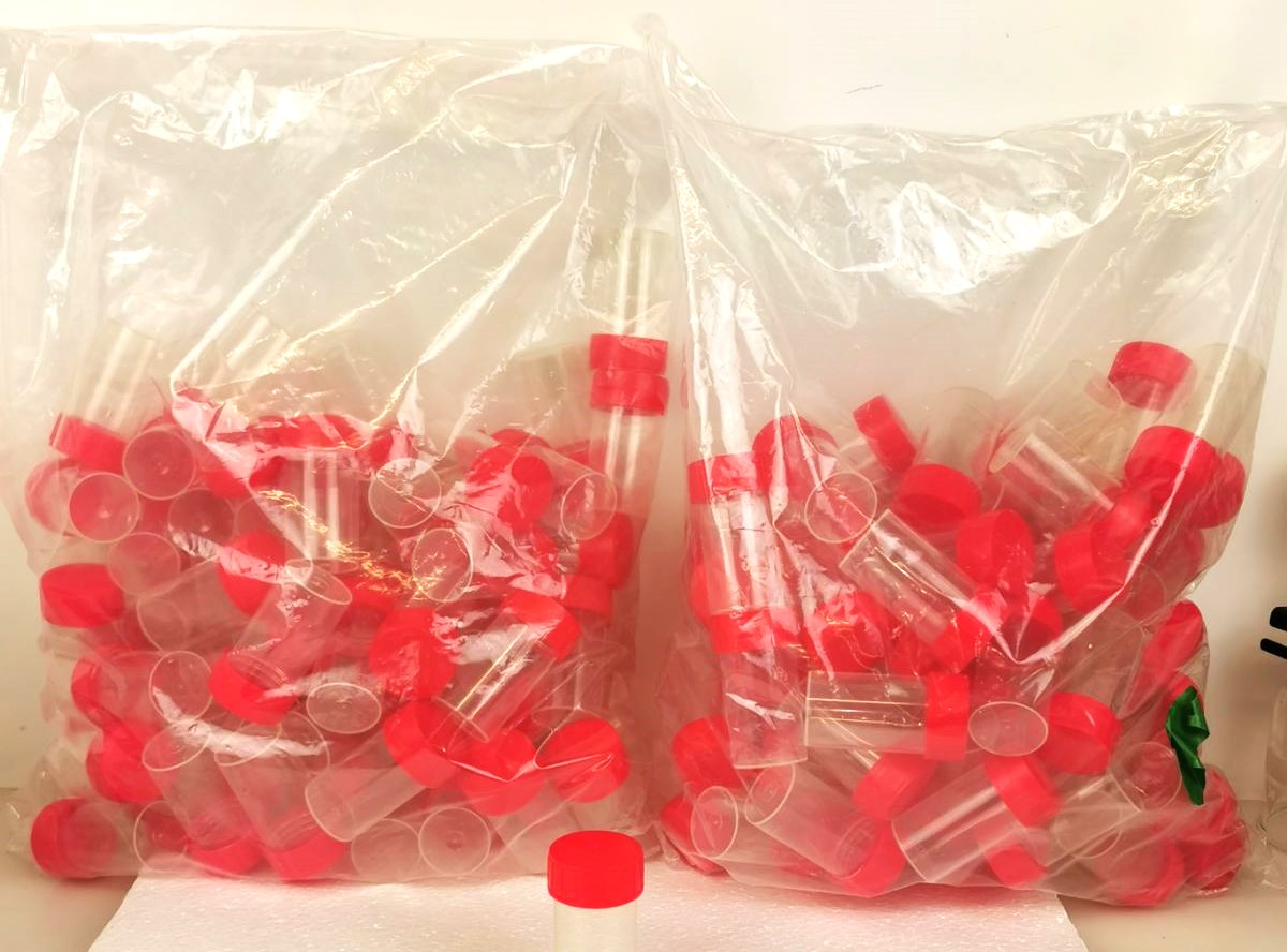 New Open Box Corning Gosselin TP35C-002 Straight Container (Pack of 160) - 60 mL
