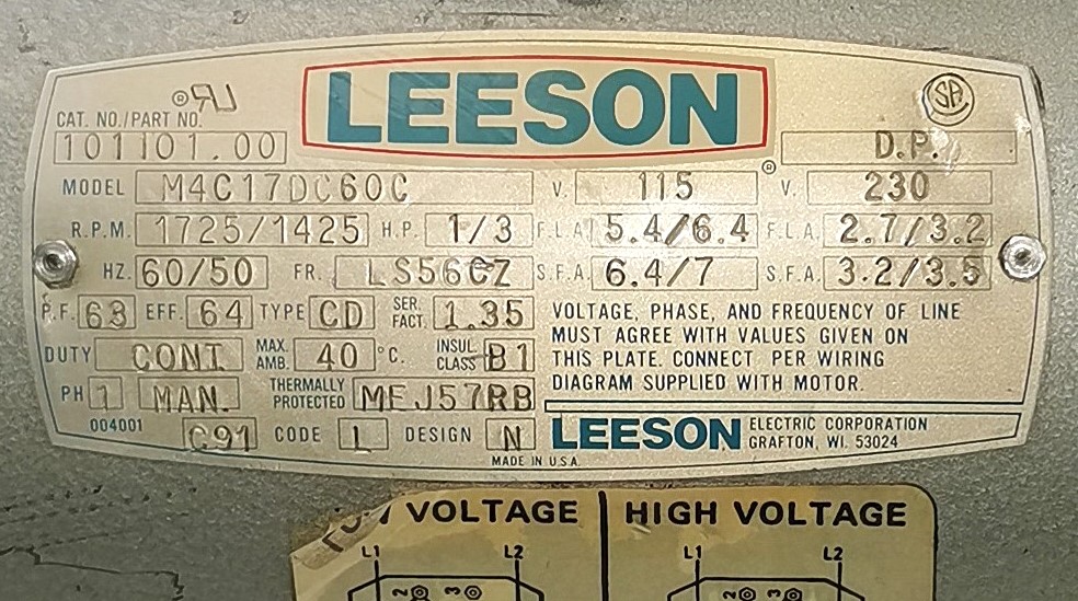 Used Edwards E2M2 Rotary Vacuum Pump (2cfm)