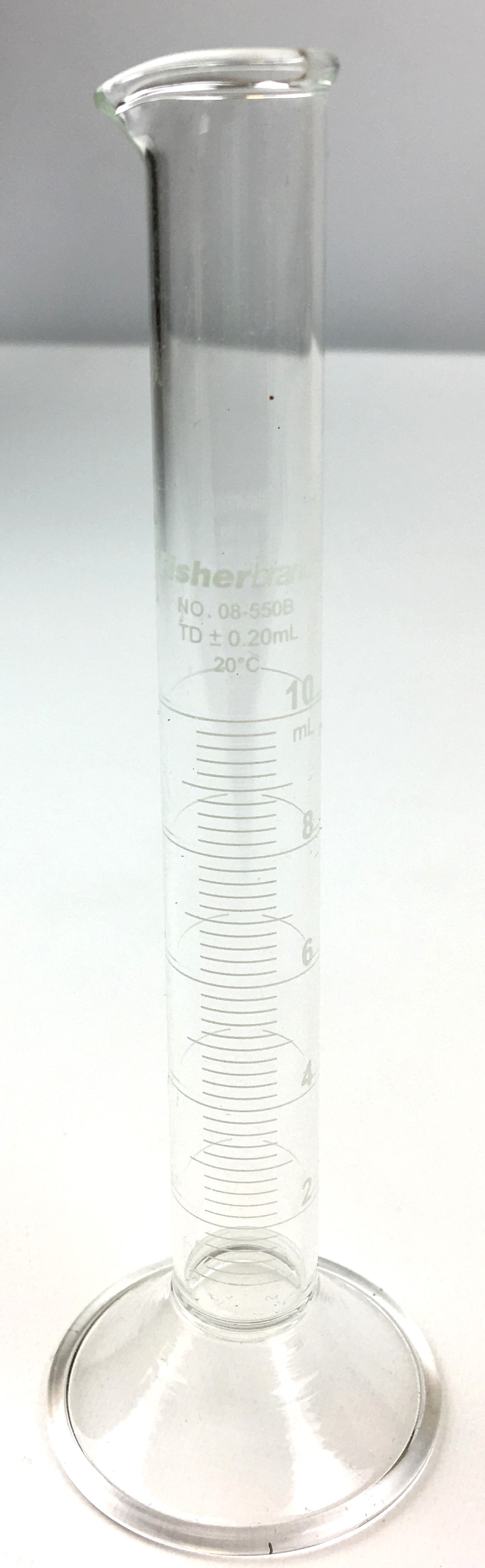 New 10mL Graduated Cylinder - Assorted Brands