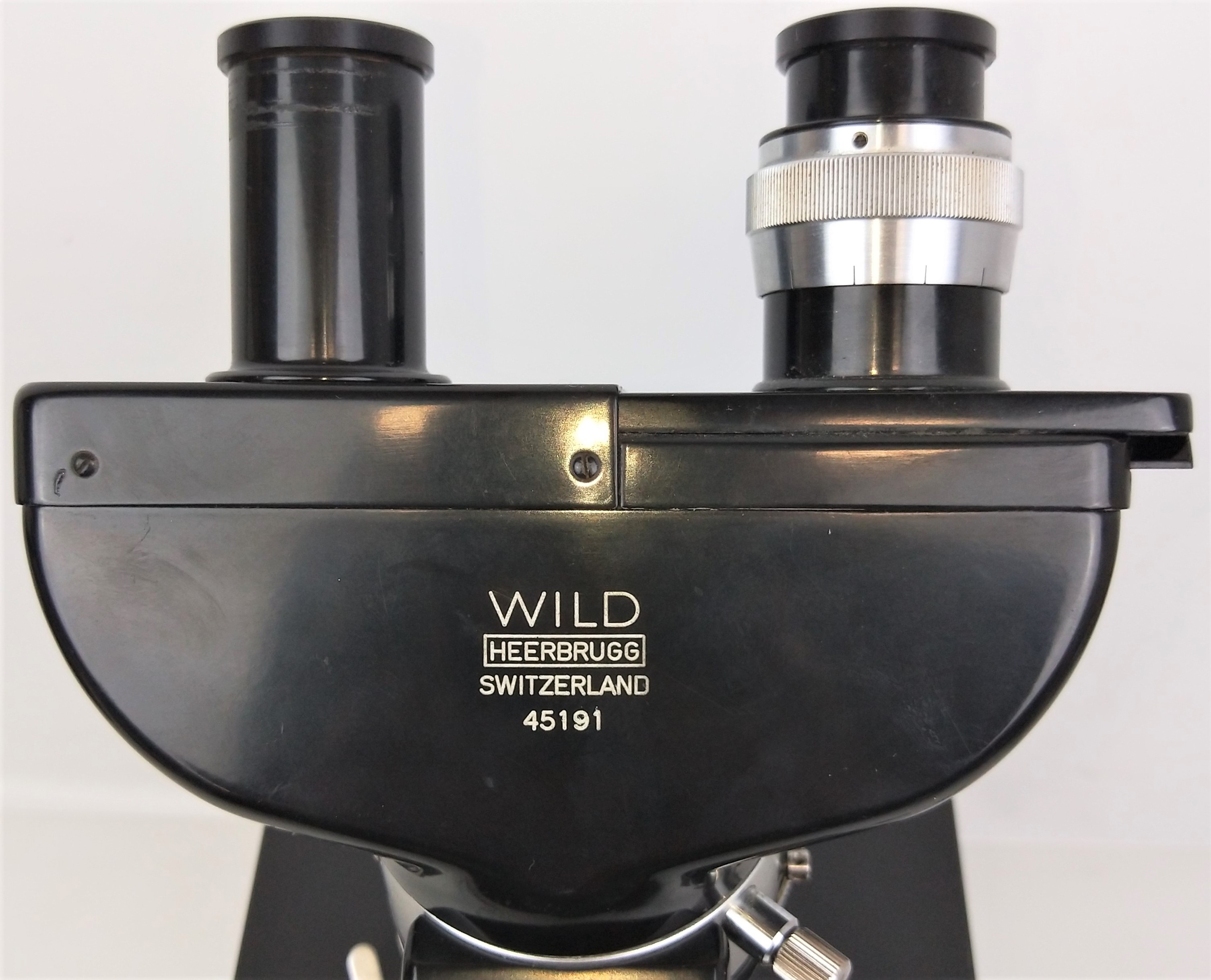 Used Wild M12 Binocular Phase-Contrast Microscope with Illuminator - 40X to 400X