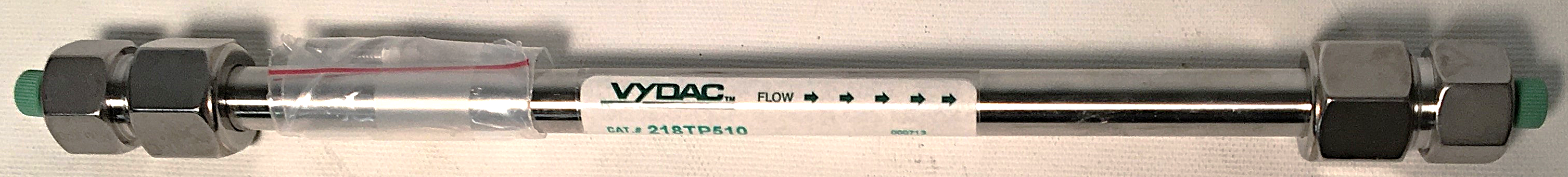 Used Vydac 218TP510 C18 Semi-Preparative HPLC Column (25 cm × 10 mm x 5µm)