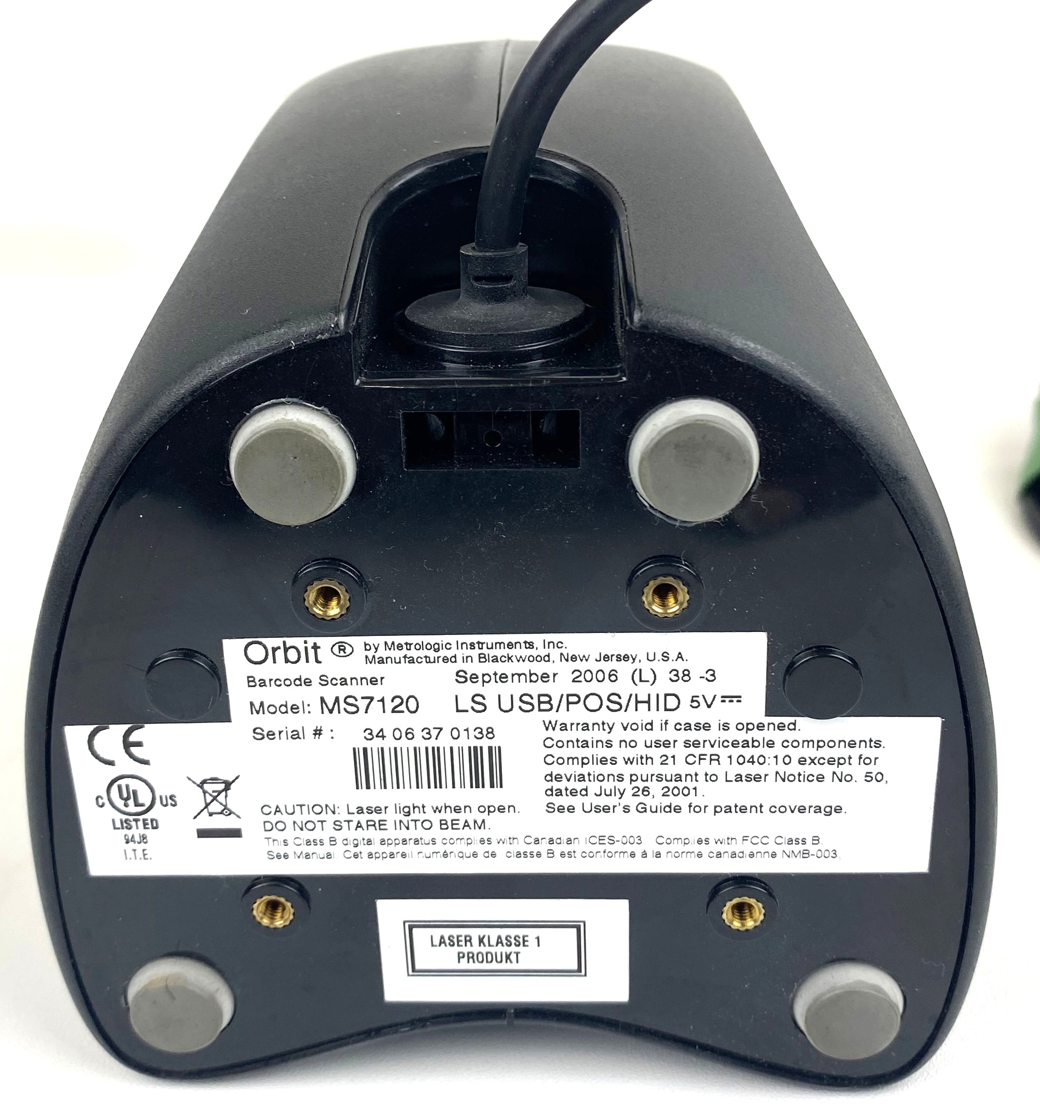 Used Metrologic Orbit MS7120 Barcode Scanner