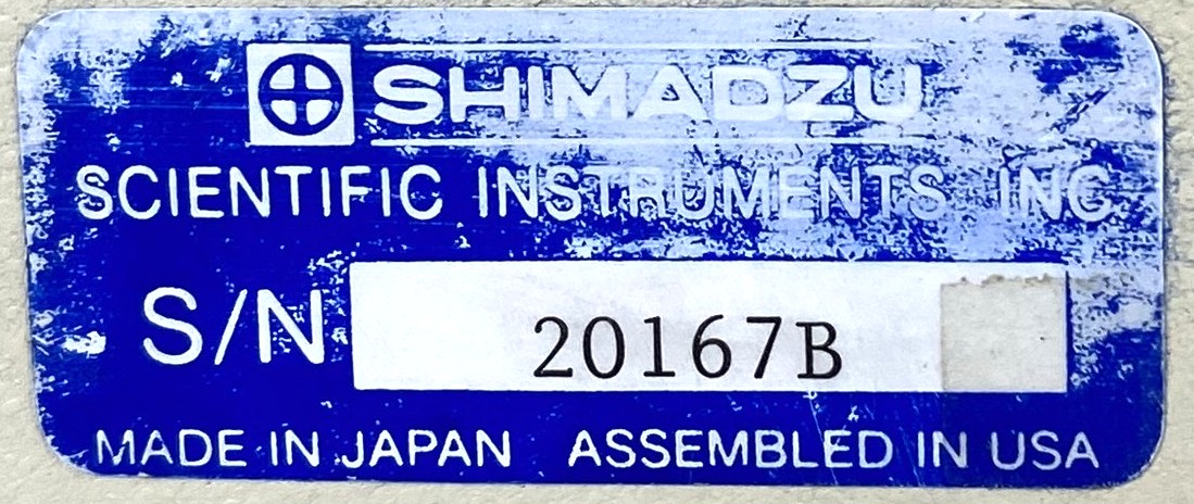 Used Shimadzu LC-10AD LC Pump