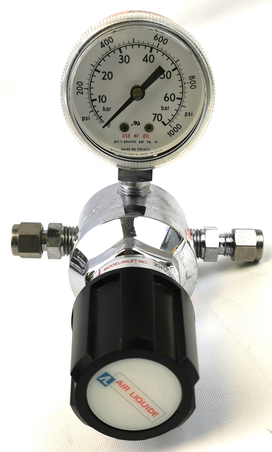 Used Liquid Air CONCOA 3045022-TF4 Pressure-Reducing Regulator