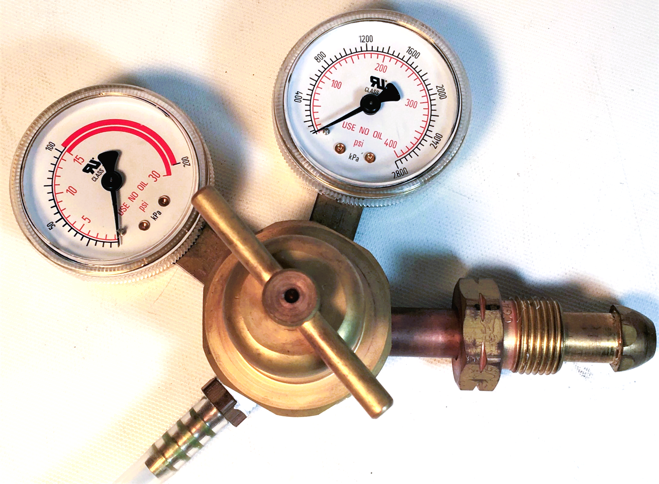 Used Smith H1945E-510 Acetylene Regulator (CGA 510)