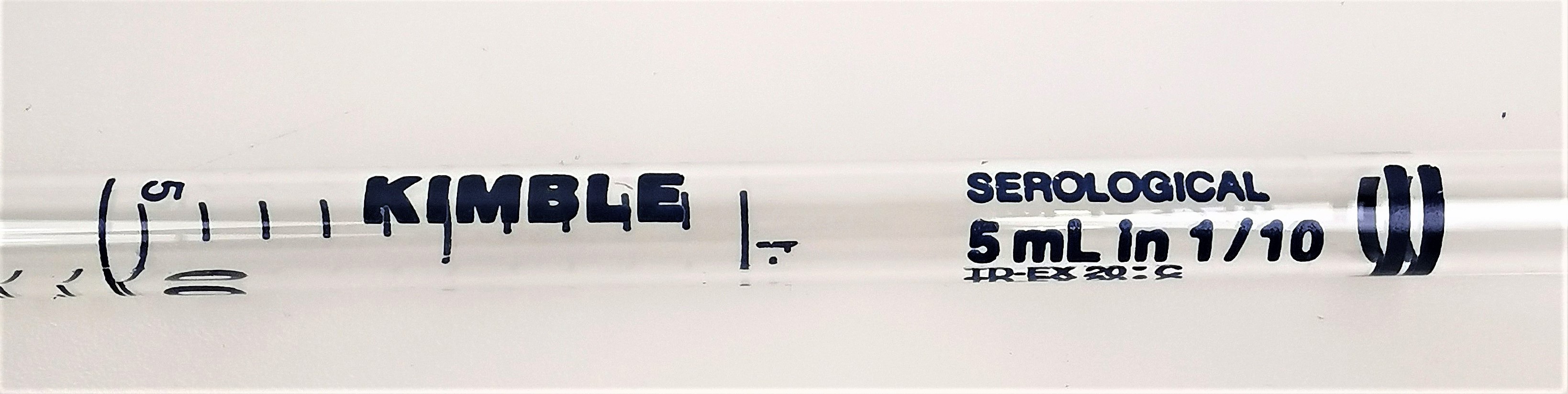 New Kimble 37020-5 KIMAX Glass Mohr, Class B - 5mL (25 Pk)