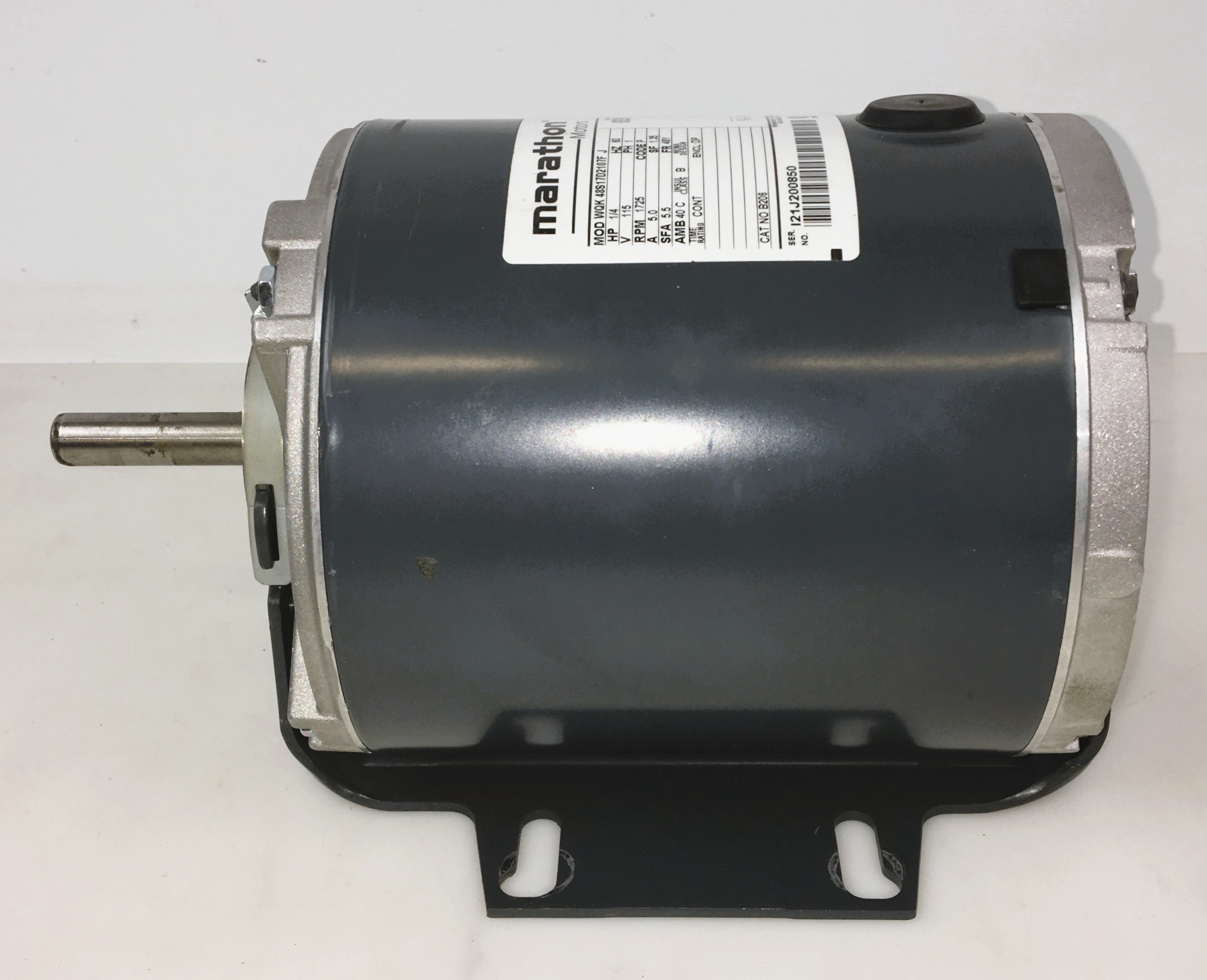 New Open Box Marathon WQK 48S17D2107F 1/4HP AC Induction Motor