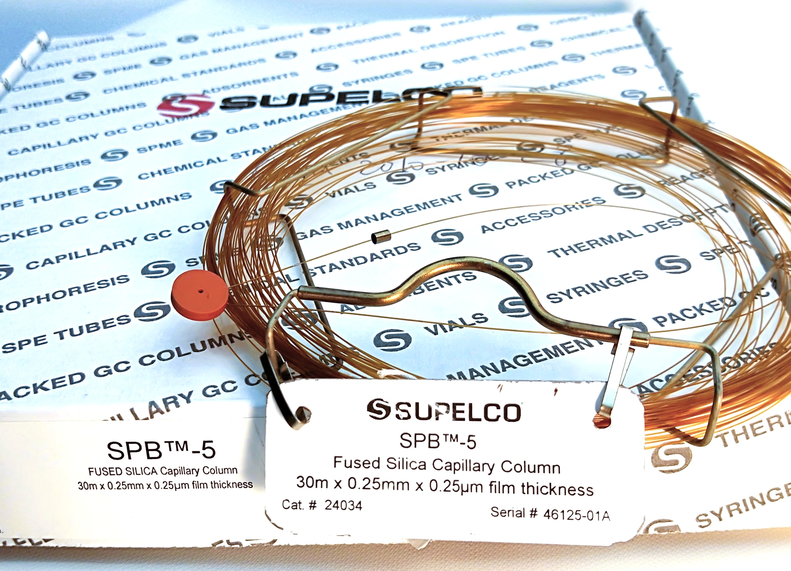 Used Supelco SPB-5 (24034) Capillary Column (30M x 0.25mm x 0.25µm)