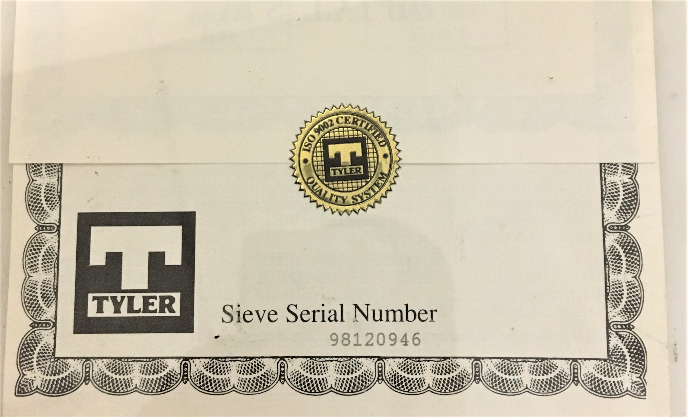 New Open Box Tyler #20 Stainless Steel 12" Sieve (850μm)