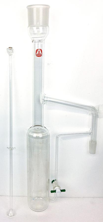 Used Aldrich Modified Convertible Liquid-Liquid Continuous 1000mL Extractor