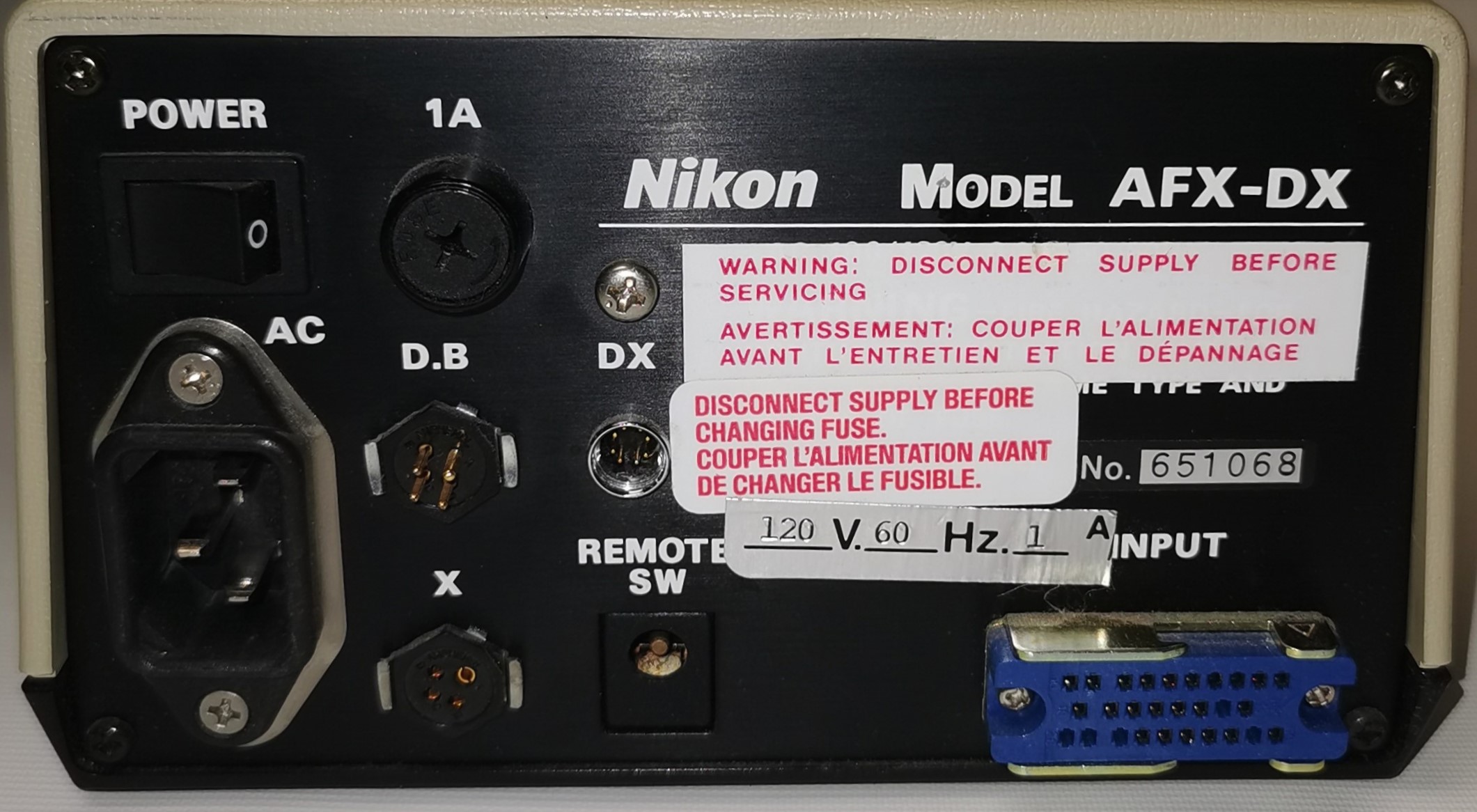 Used Nikon AFX-DX  Microscope Camera Exposure Controller