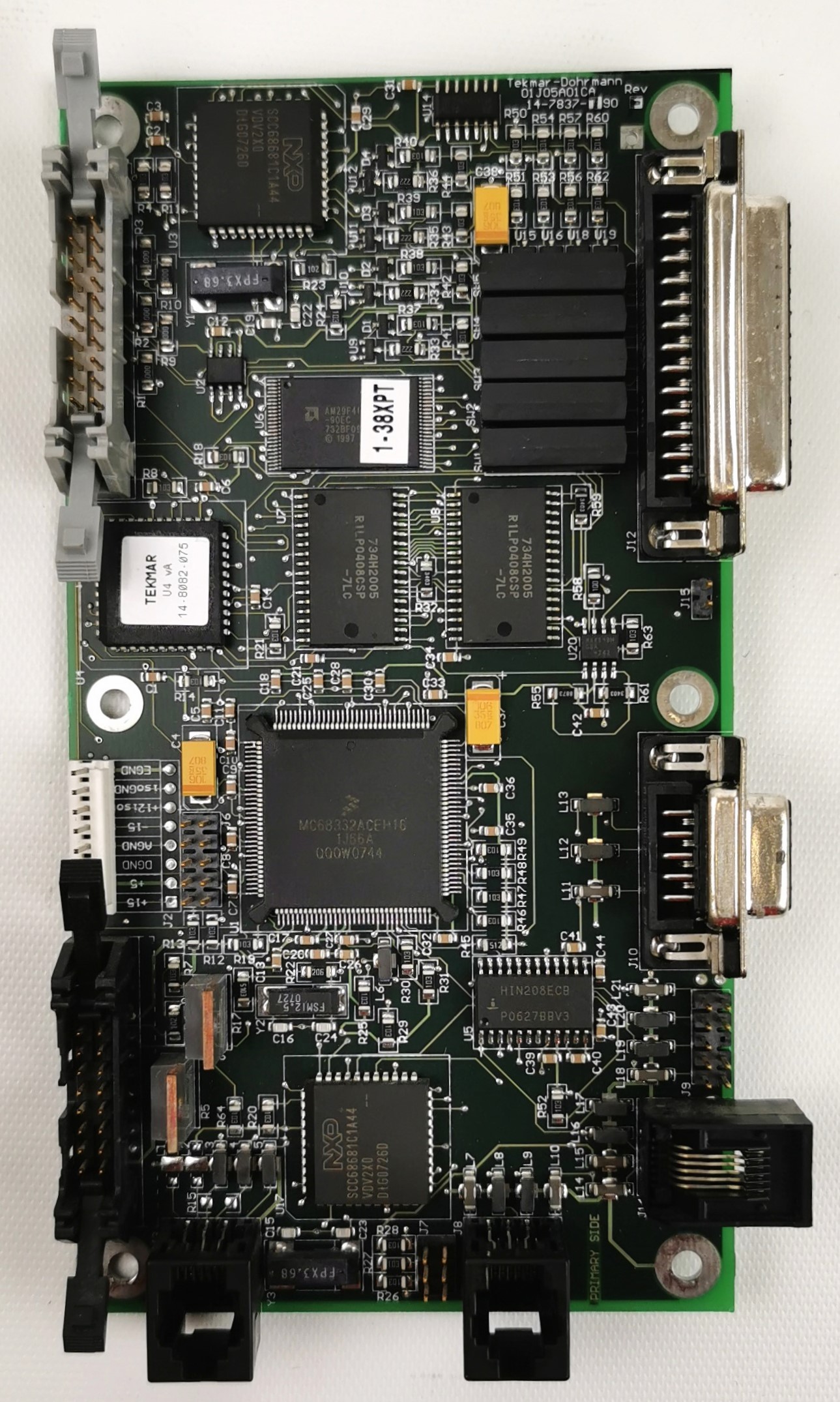 New Open Box Tekmar Dohrmann 14-7837-590 Microprocessor CPU Board