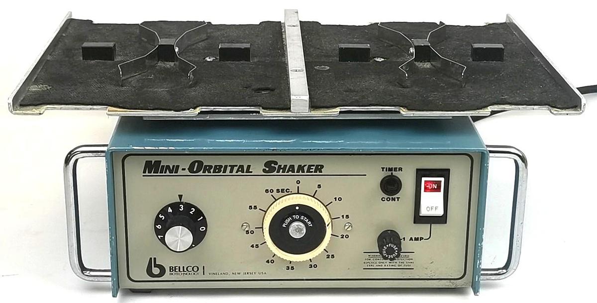 Used Bellco 7744-08096 Mini-Orbital Shaker (16" x 10.5" Platform)
