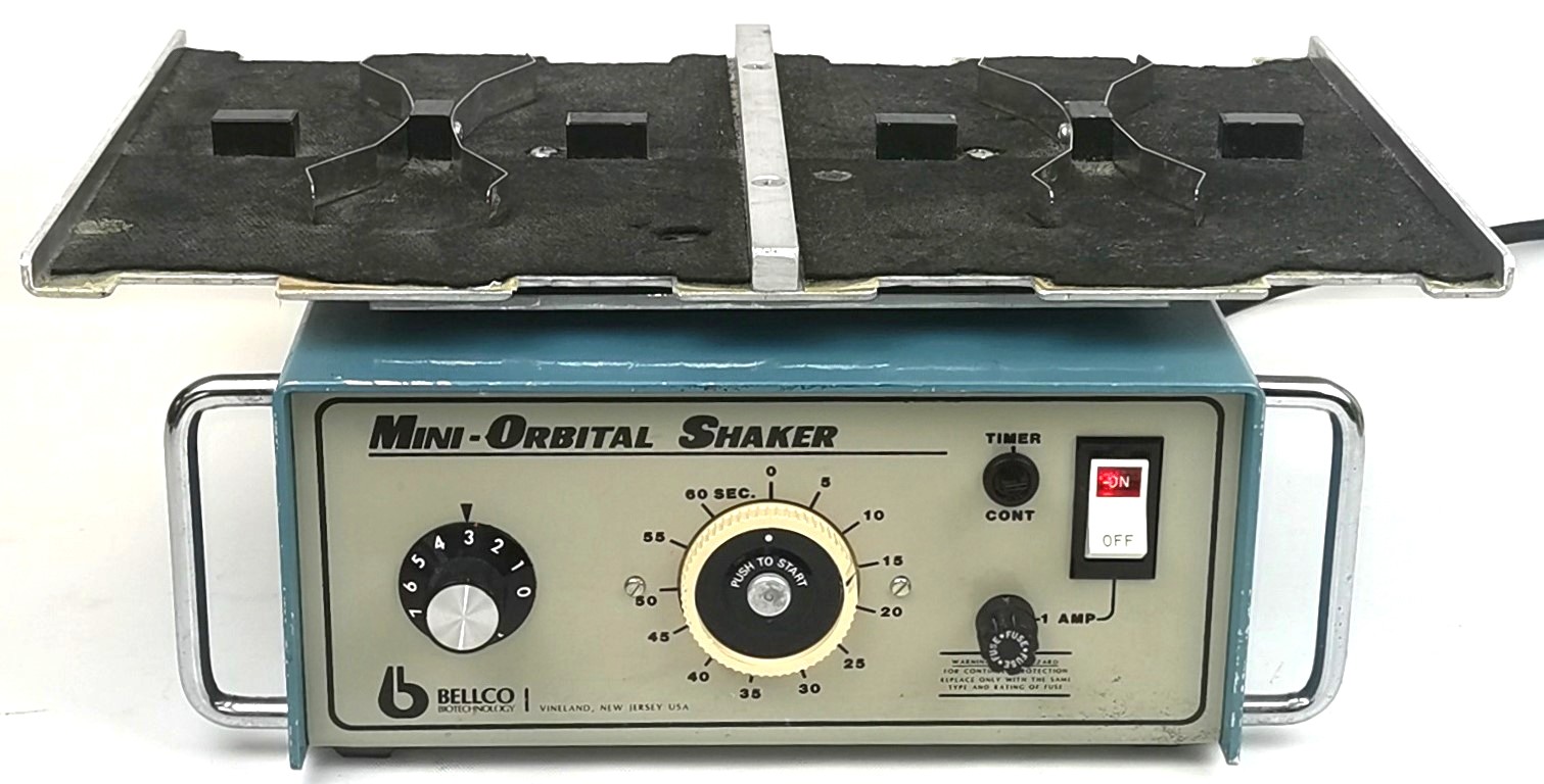 Used Bellco 7744-08096 Mini-Orbital Shaker (16" x 10.5" Platform)