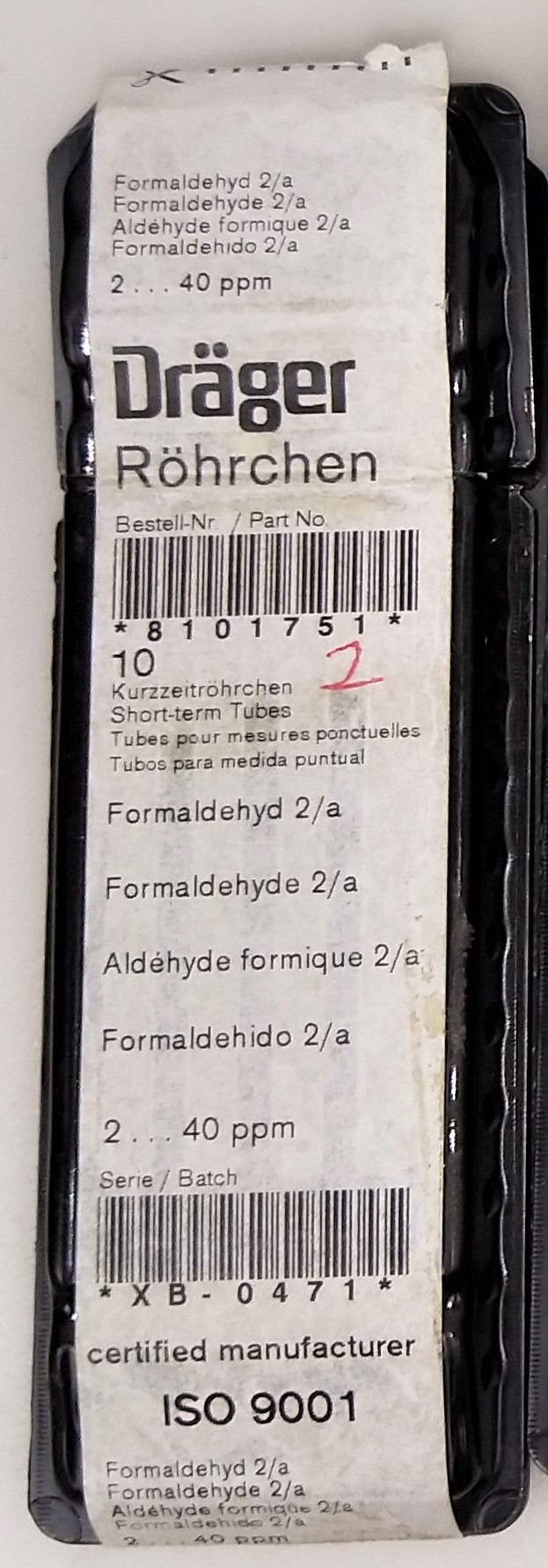 Used Draeger Model 31 Multi-Gas Detector Pump with Case and Assorted Tubes