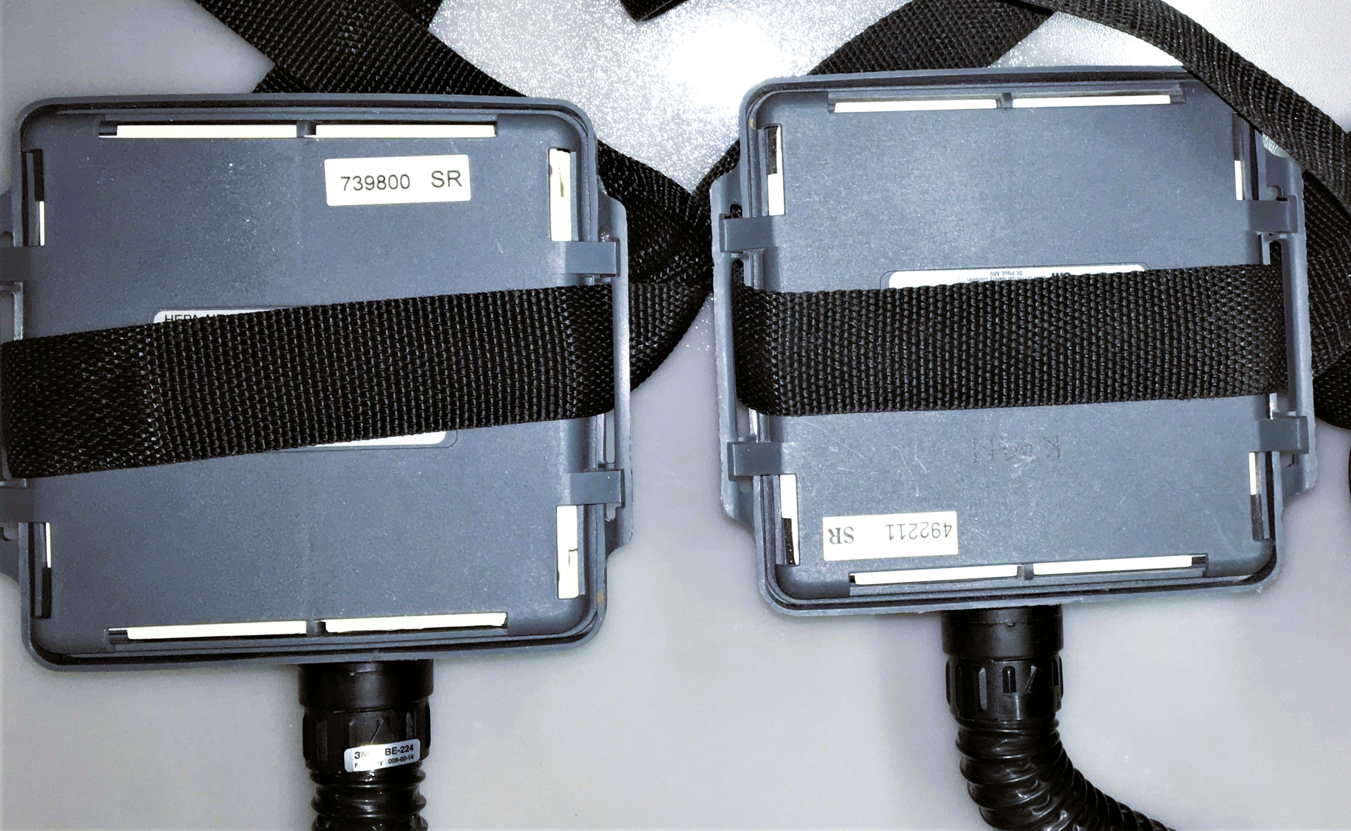 Used 3M Air-Mate HEPA Respirator (PAPR) Unit with Head Cover (Regular Size)