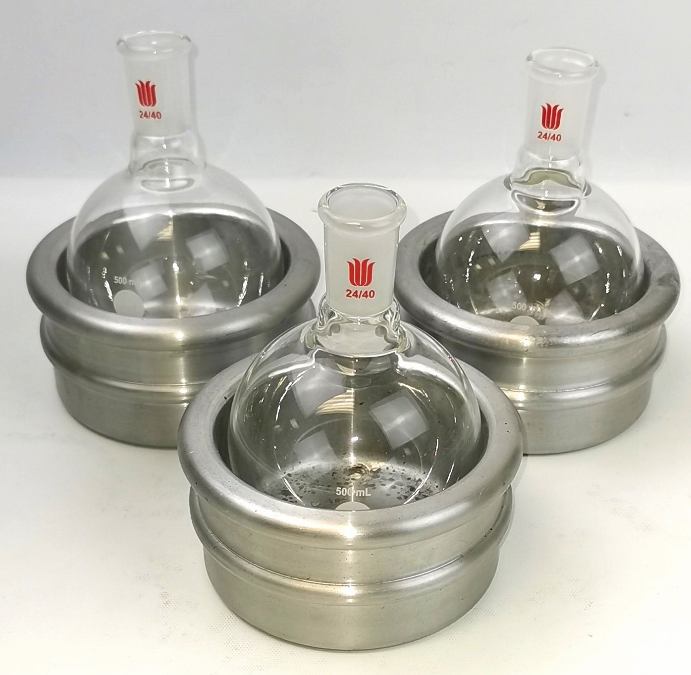 Used Asynt DrySyn MULTI-S 500mL Heating Block Insert (Set of 3)