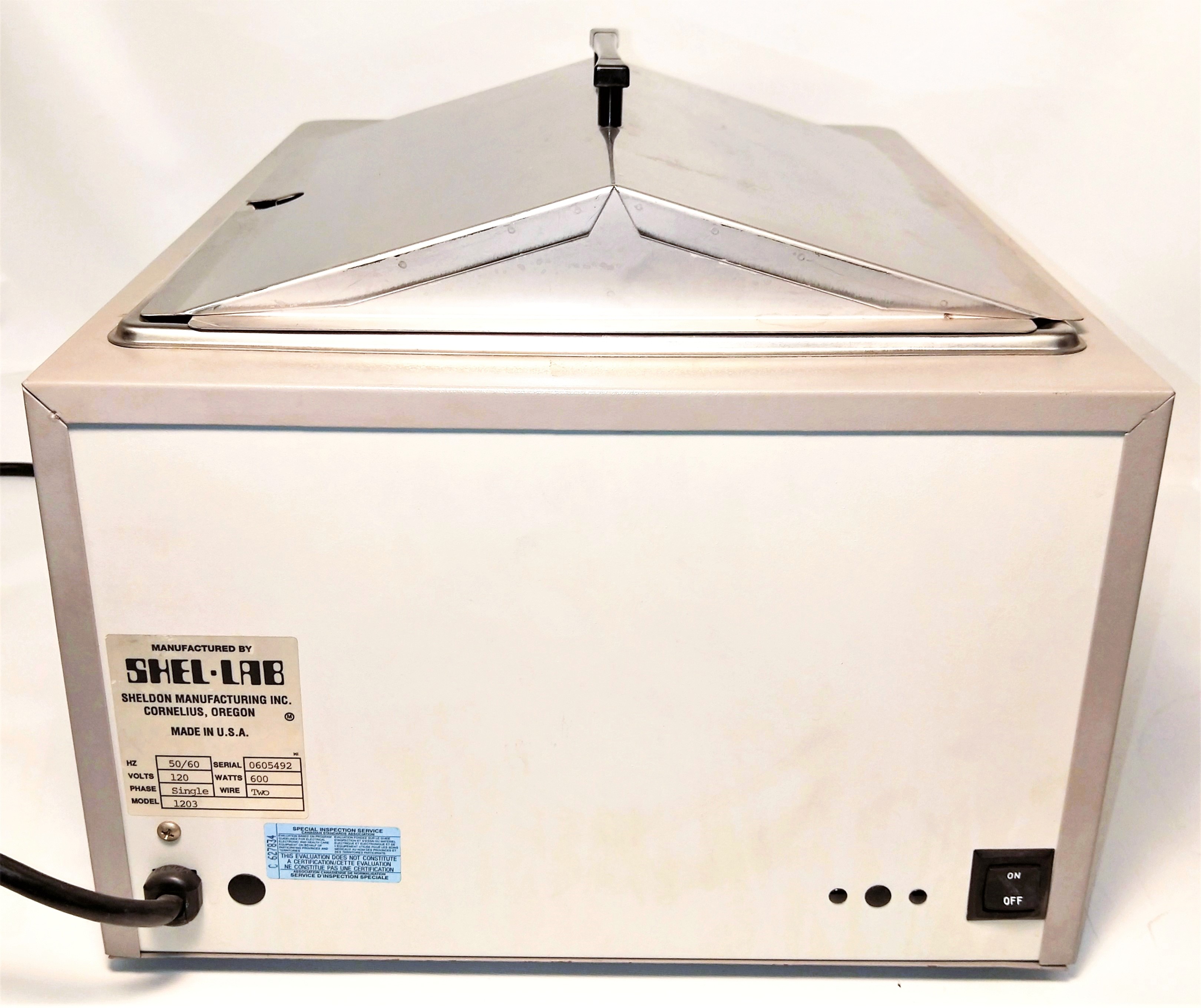Used Shel-Lab 1203 Water Bath (14L)