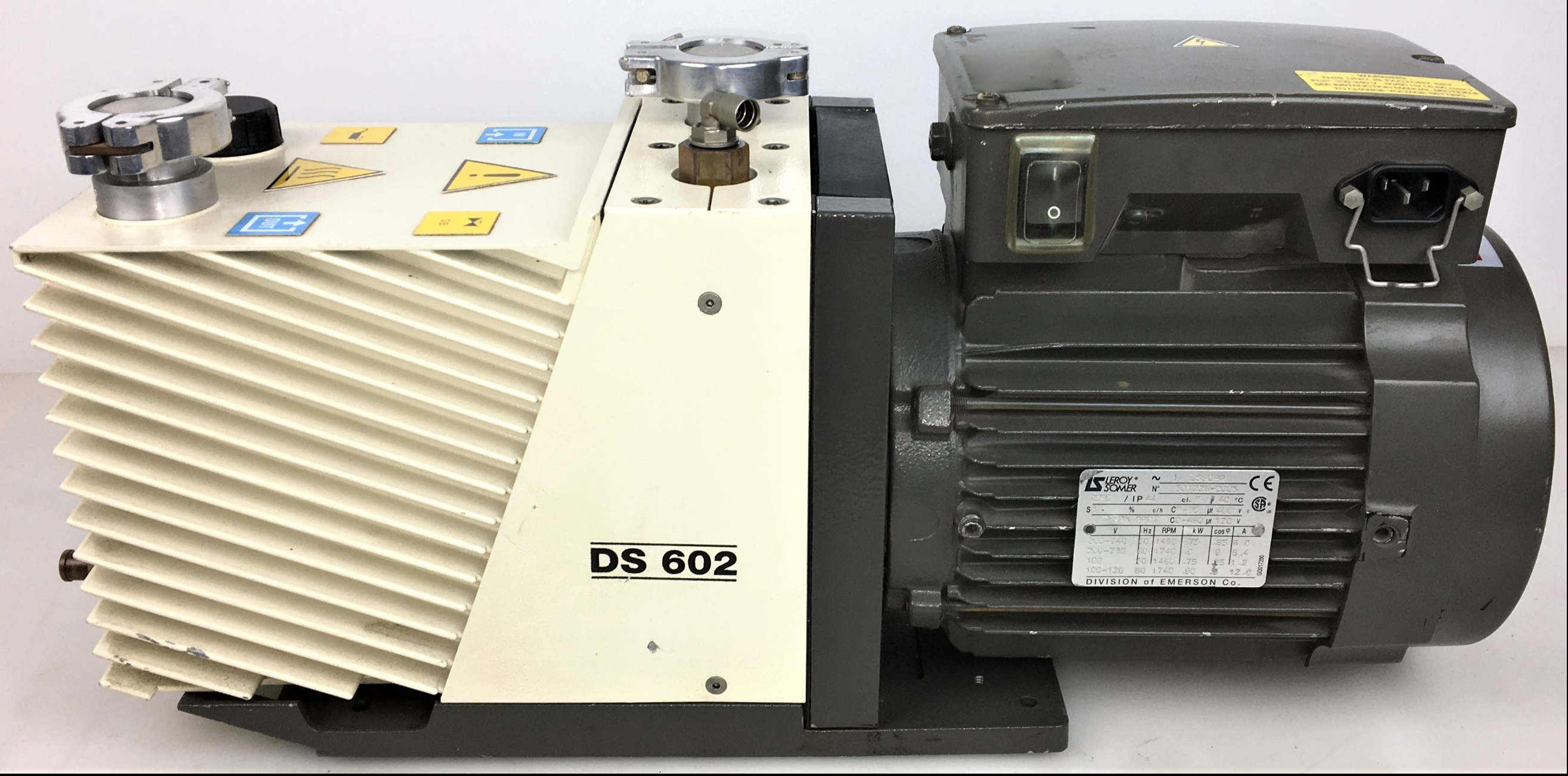 Used Varian (Agilent) DS 602 Rotary Vacuum Pump (17.6cfm)