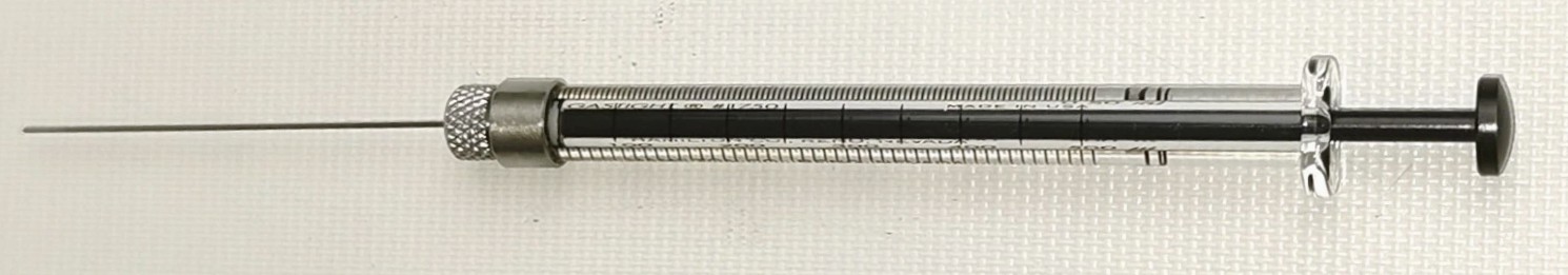 Used Hamilton 81265 Gastight (#1750RNR) 500μL Injection Syringe
