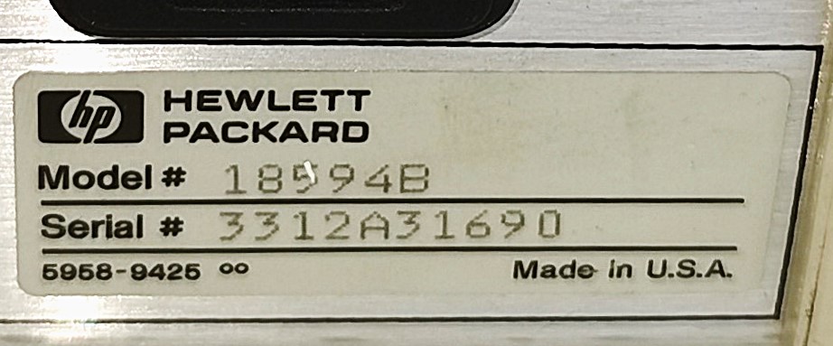 Used Hewlett Packard 7673 (18594B) Autosampler Controller