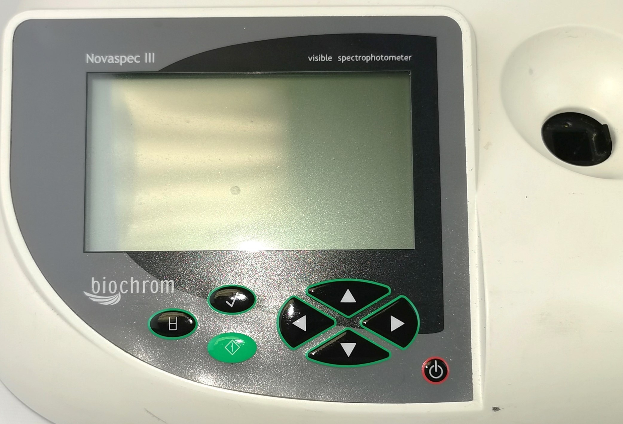 As is Biochrom Novaspec III Visible Spectrophotometer (330 to 830nm)