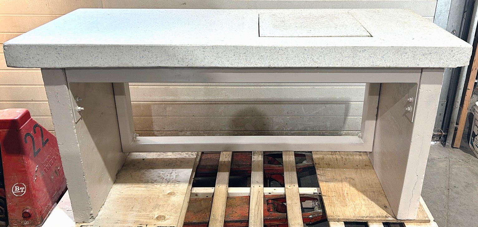 Used Marble Balance Table (60"W x 24"D x 28.5"H)