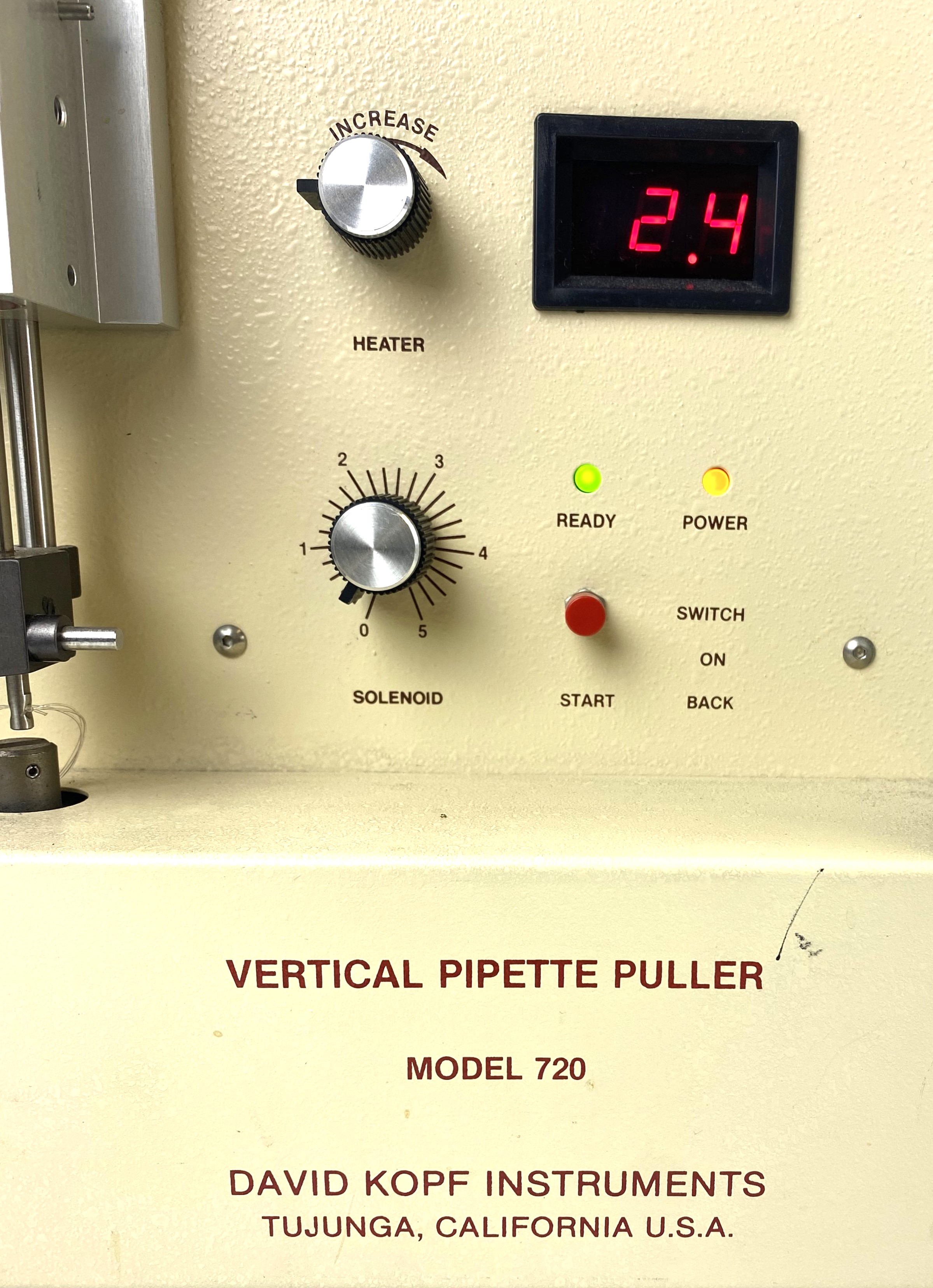 Used Kopf 720B Vertical Pipet Puller