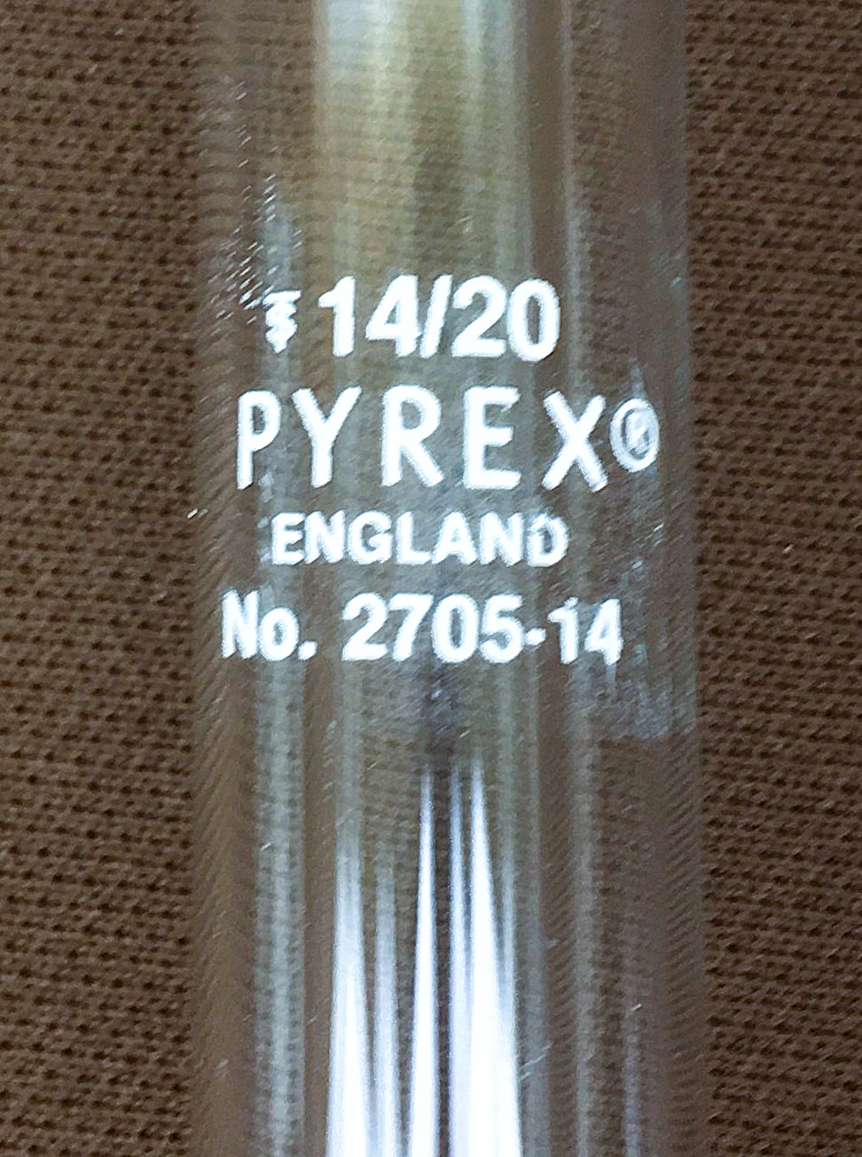 Used Corning PYREX 2705-14 West Condenser (190mm)