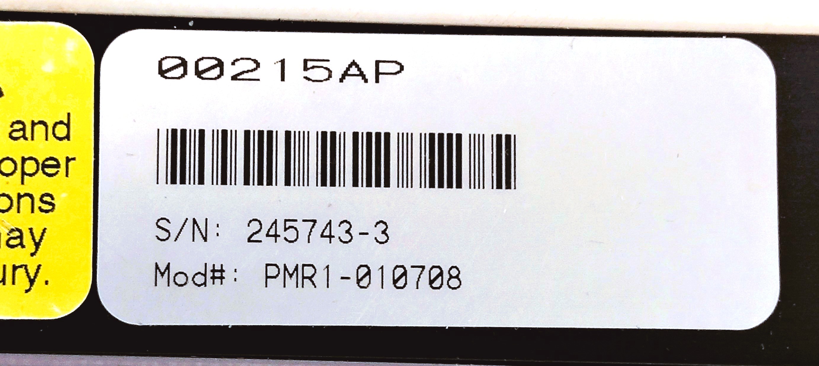 Used Cole-Parmer PMR1-010708 Variable Area Flow Meter (100mL/min)