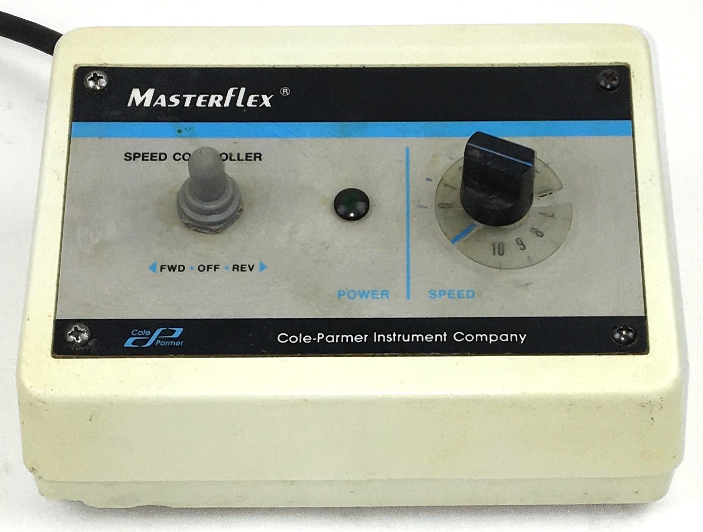 Used Cole-Parmer Masterflex 7553-70 Pump Drive with Easy-Load II Pump Head and Controller (6-600rpm)